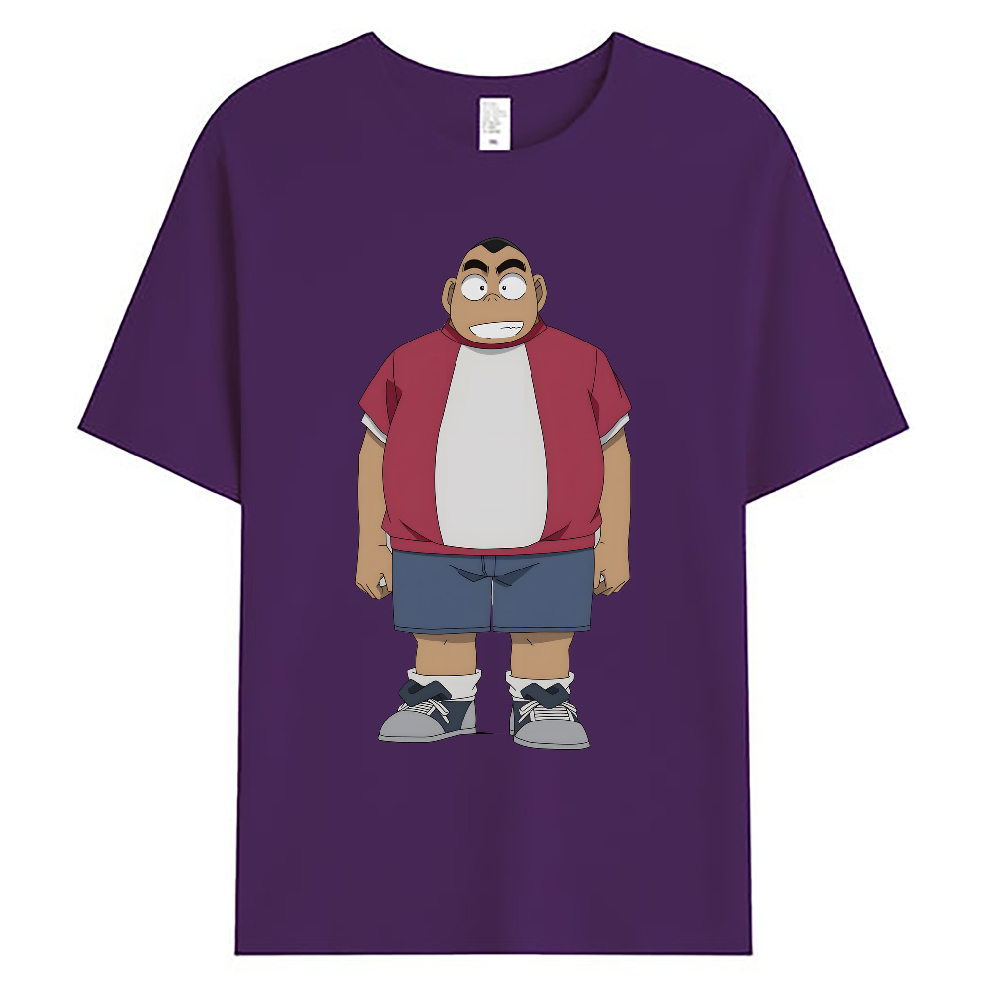 （画像用） 名探偵コナン 小嶋 元太 こじま げんた Detective Conan Kojima Genta 綿100％ メンズ半袖Tシャツ｜肌触りやわらか＆通気性