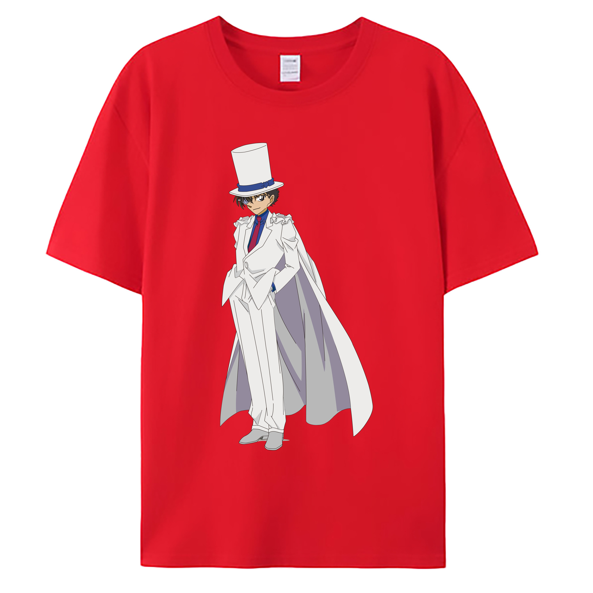 （画像用） 名探偵コナン くろば かいと Detective Conan Kuroba Kaito 綿100％ メンズ半袖Tシャツ｜肌触りやわらか＆通気性