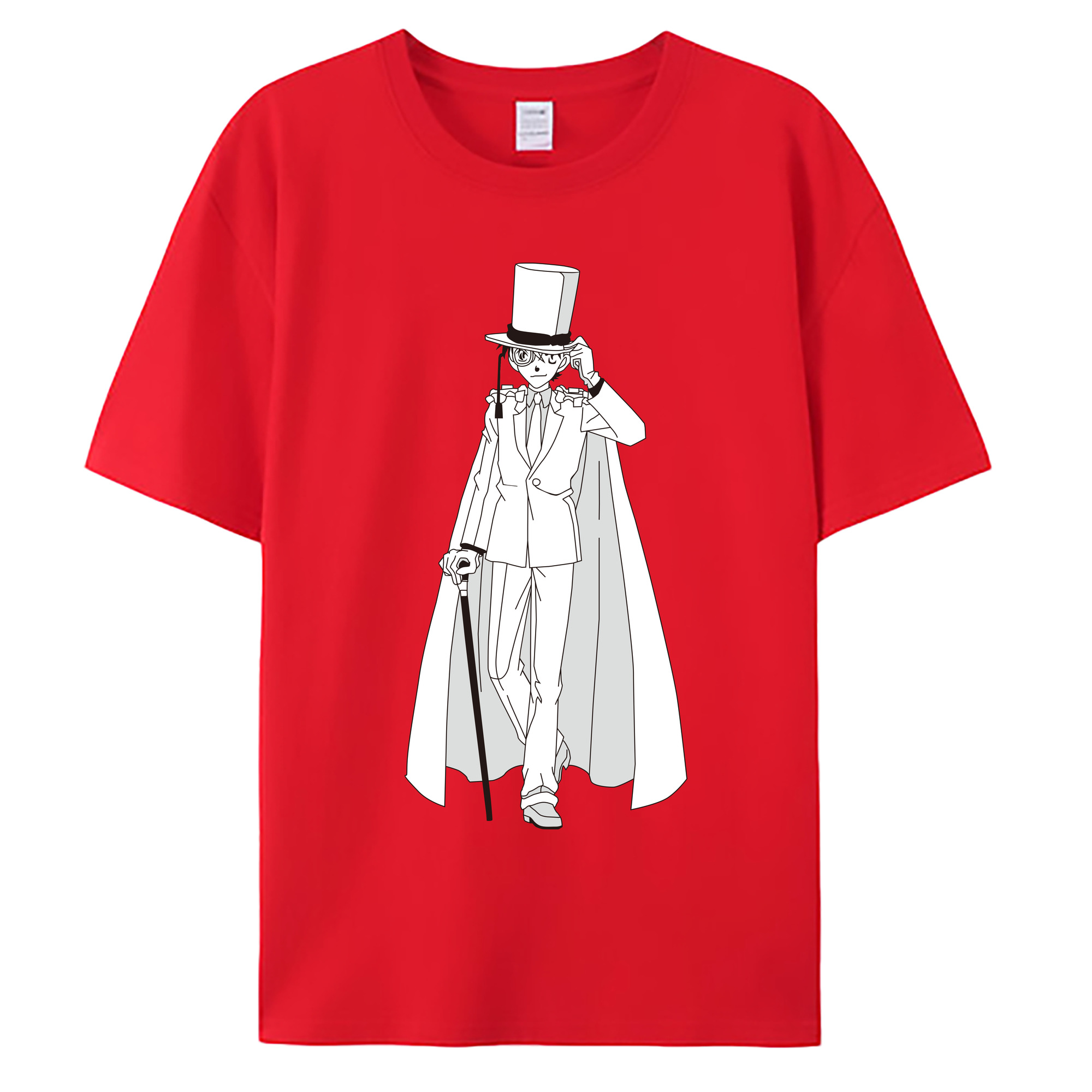 （画像用） 名探偵コナン くろば かいと Detective Conan Kuroba Kaito 綿100％ メンズ半袖Tシャツ｜肌触りやわらか＆通気性