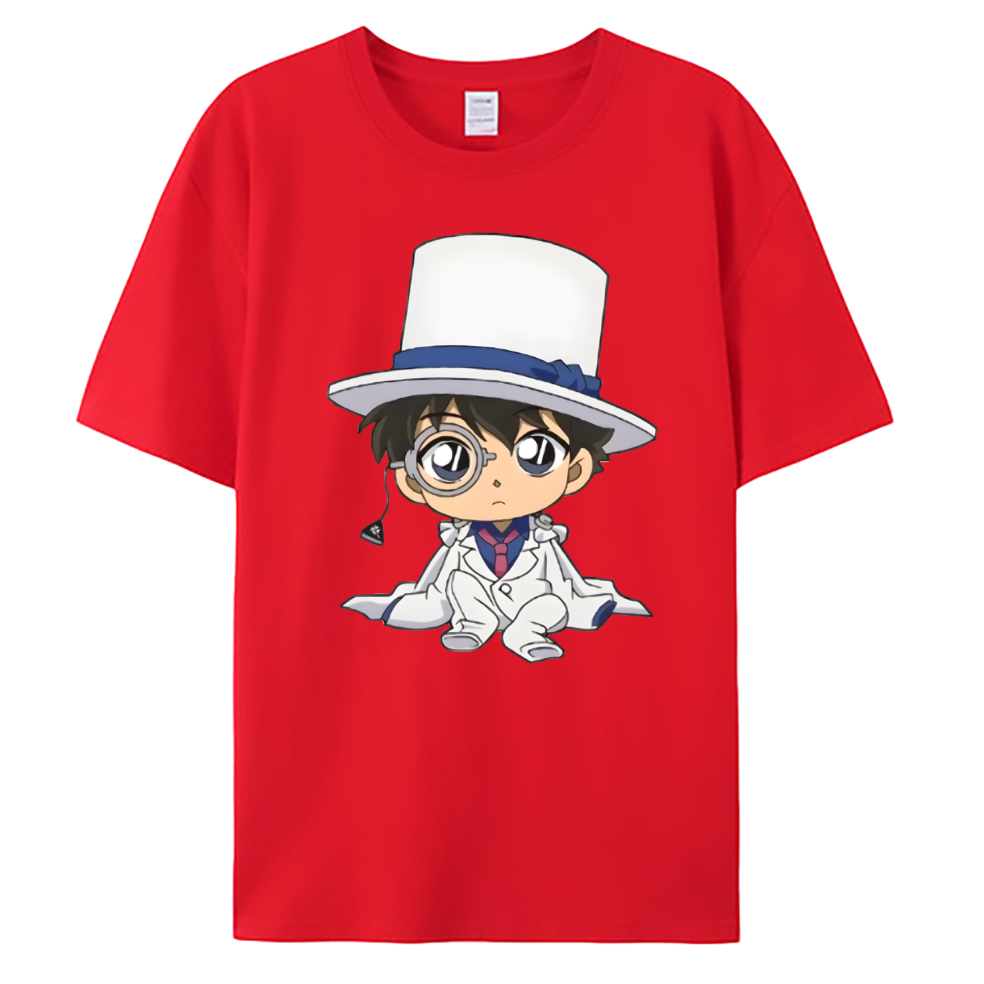 （画像用） 名探偵コナン くろば かいと Detective Conan Kuroba Kaito 綿100％ メンズ半袖Tシャツ｜肌触りやわらか＆通気性