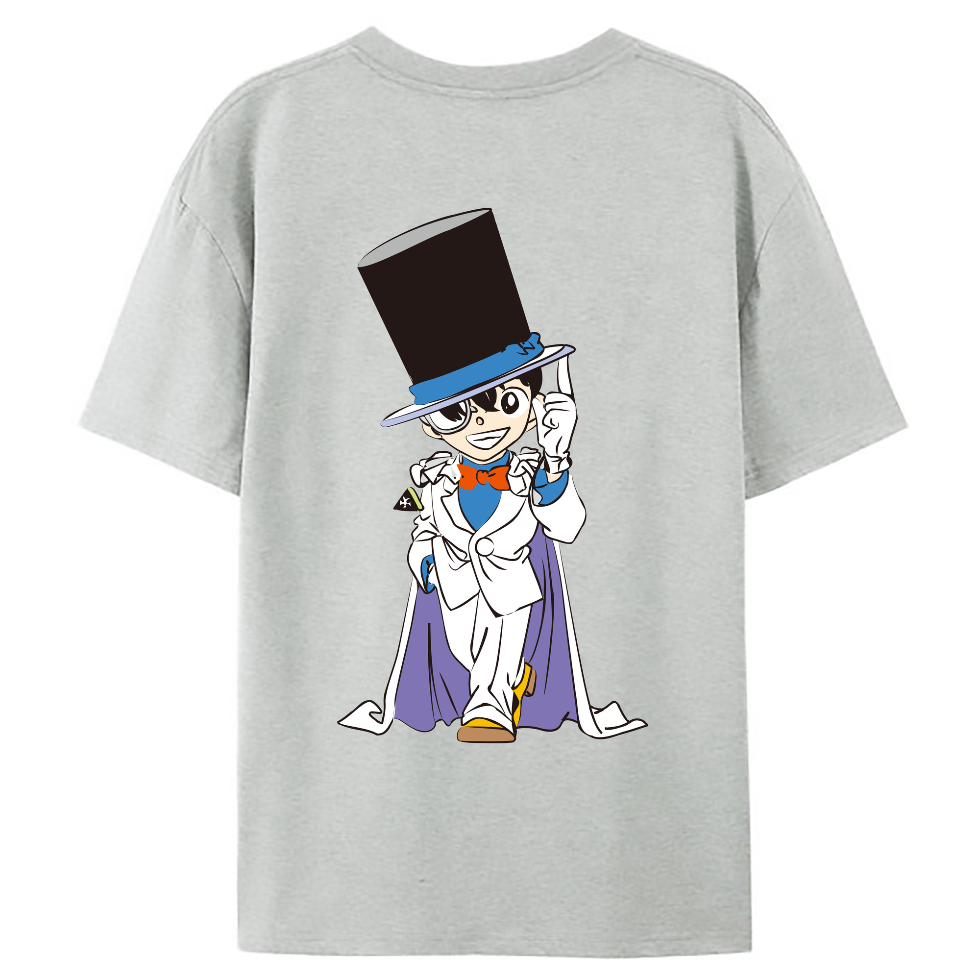 （画像用） 名探偵コナン 江戸川 コナン Detective Conan Conan Edogawa レディース半袖Tシャツ(バックプリント)