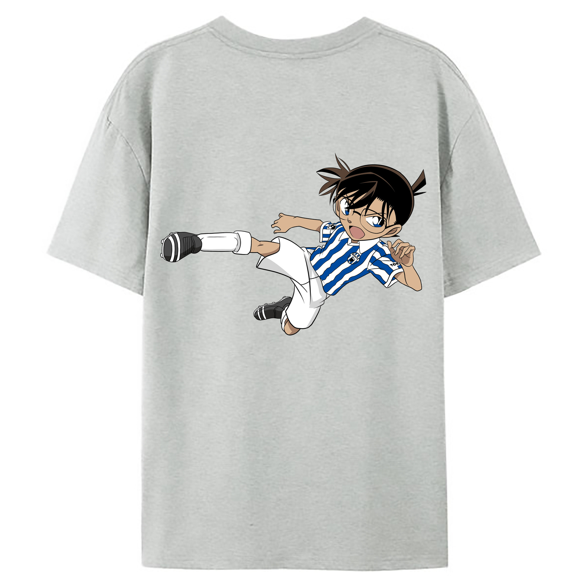 （画像用） 名探偵コナン 江戸川 コナン Detective Conan Conan Edogawa レディース半袖Tシャツ(バックプリント)