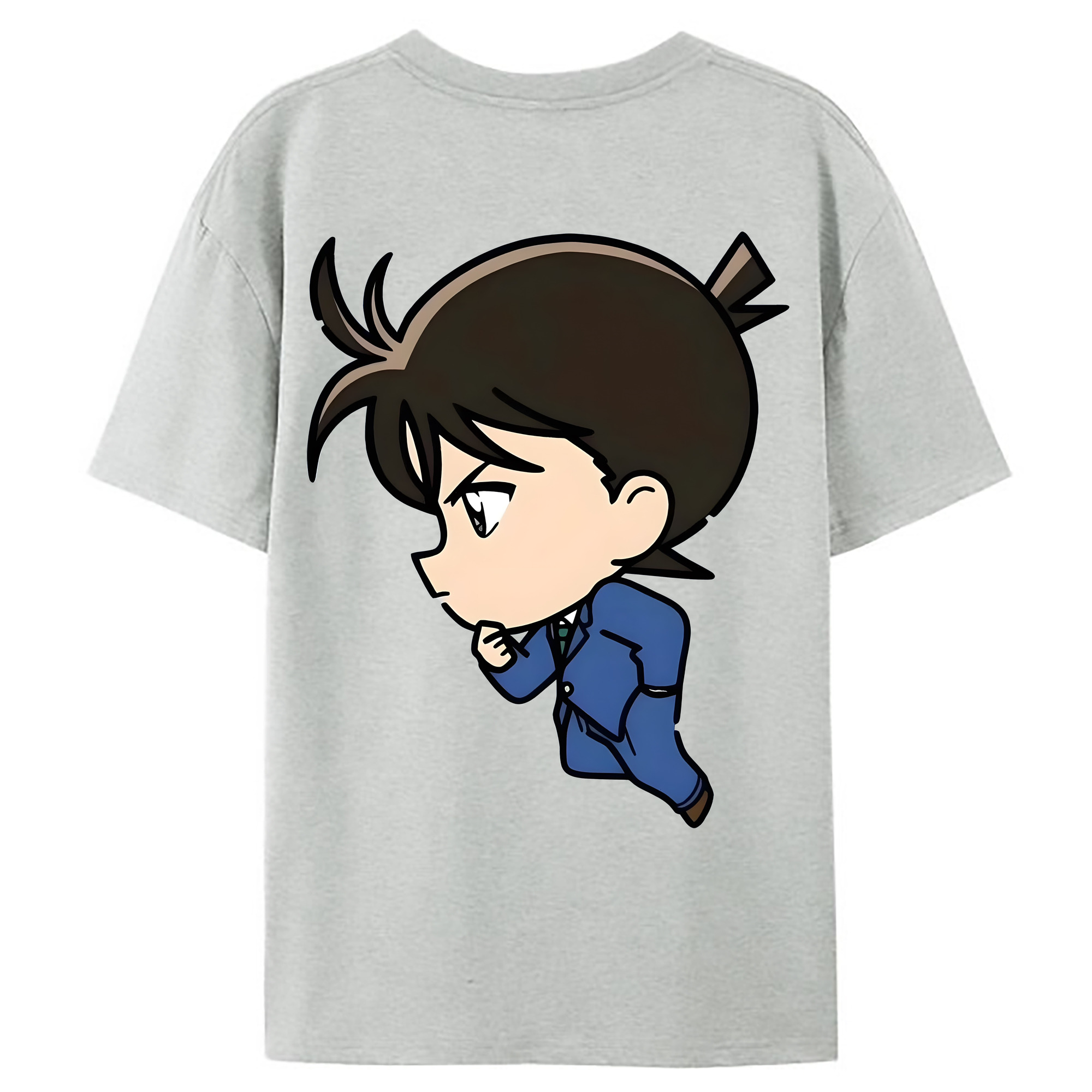 （画像用） 名探偵コナン 江戸川 コナン Detective Conan Conan Edogawa レディース半袖Tシャツ(バックプリント)
