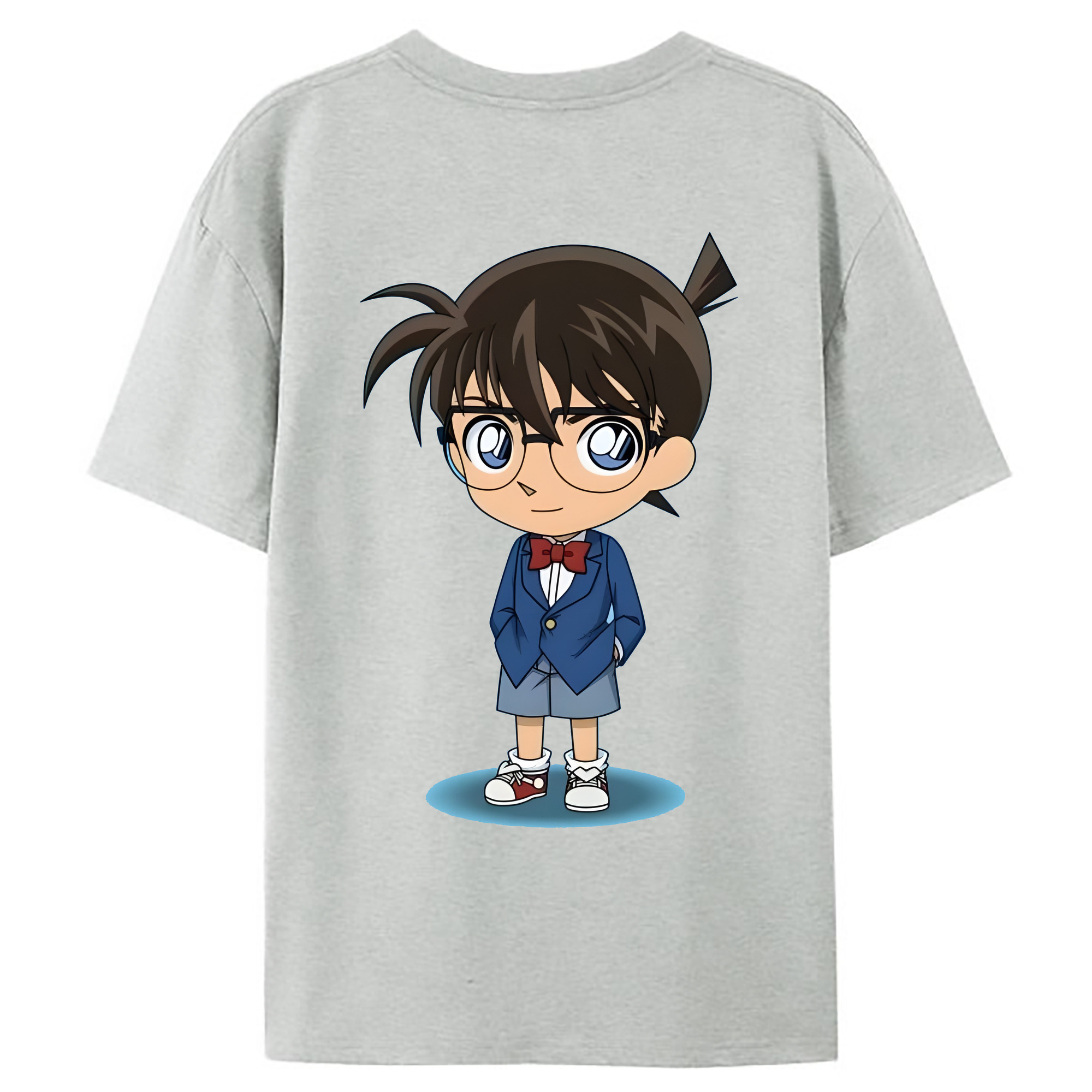 （画像用） 名探偵コナン 江戸川 コナン Detective Conan Conan Edogawa レディース半袖Tシャツ(バックプリント)