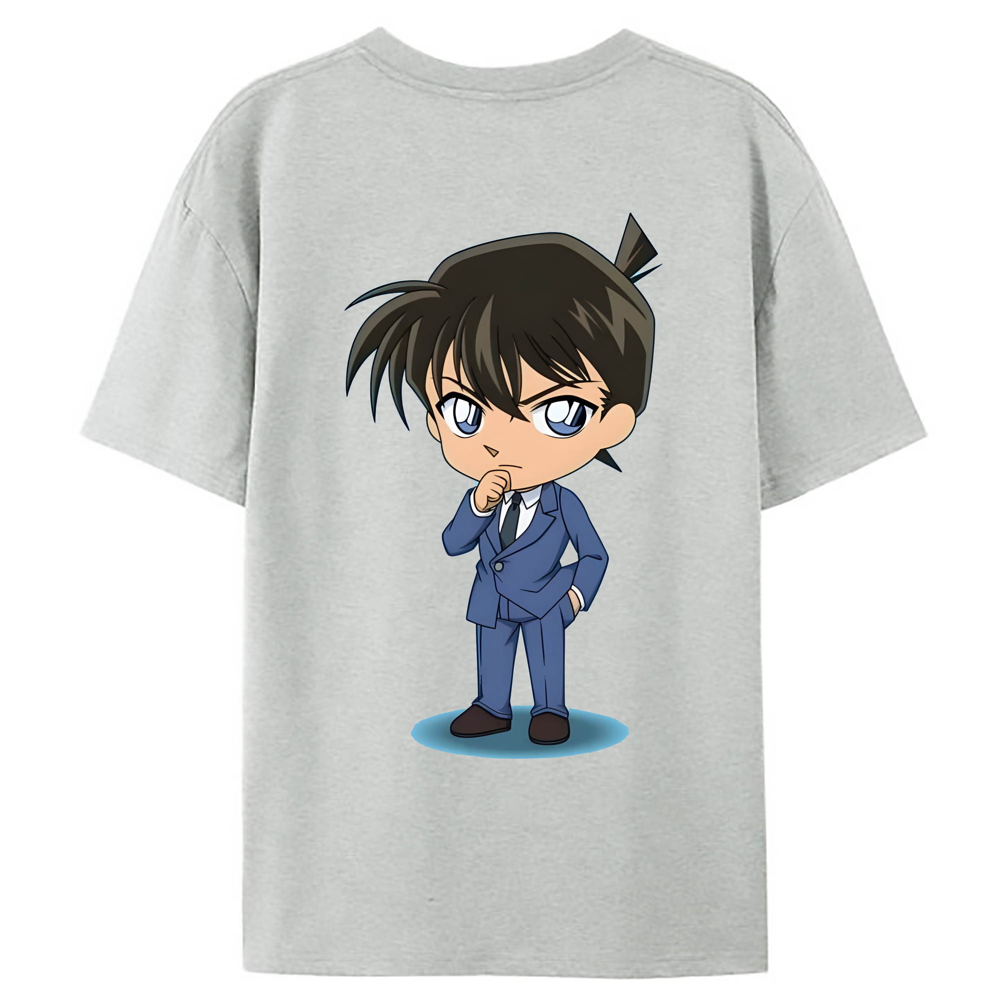 （画像用） 名探偵コナン 江戸川 コナン Detective Conan Conan Edogawa レディース半袖Tシャツ(バックプリント)
