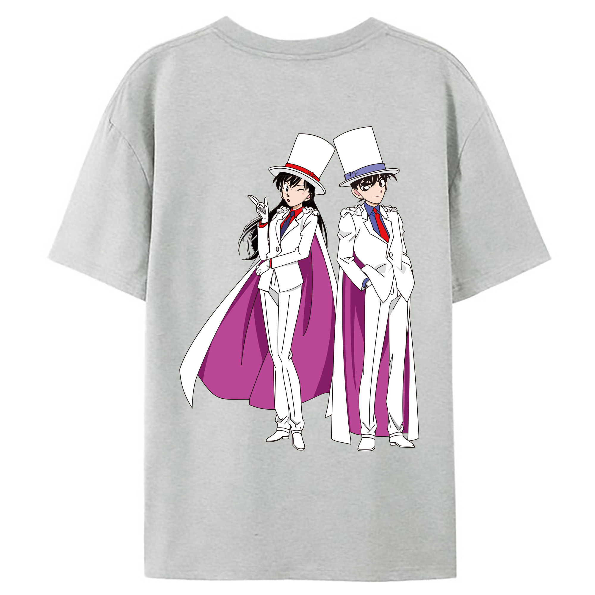 （画像用） 名探偵コナン くろば かいと Detective Conan Kuroba Kaito レディース半袖Tシャツ(バックプリント)