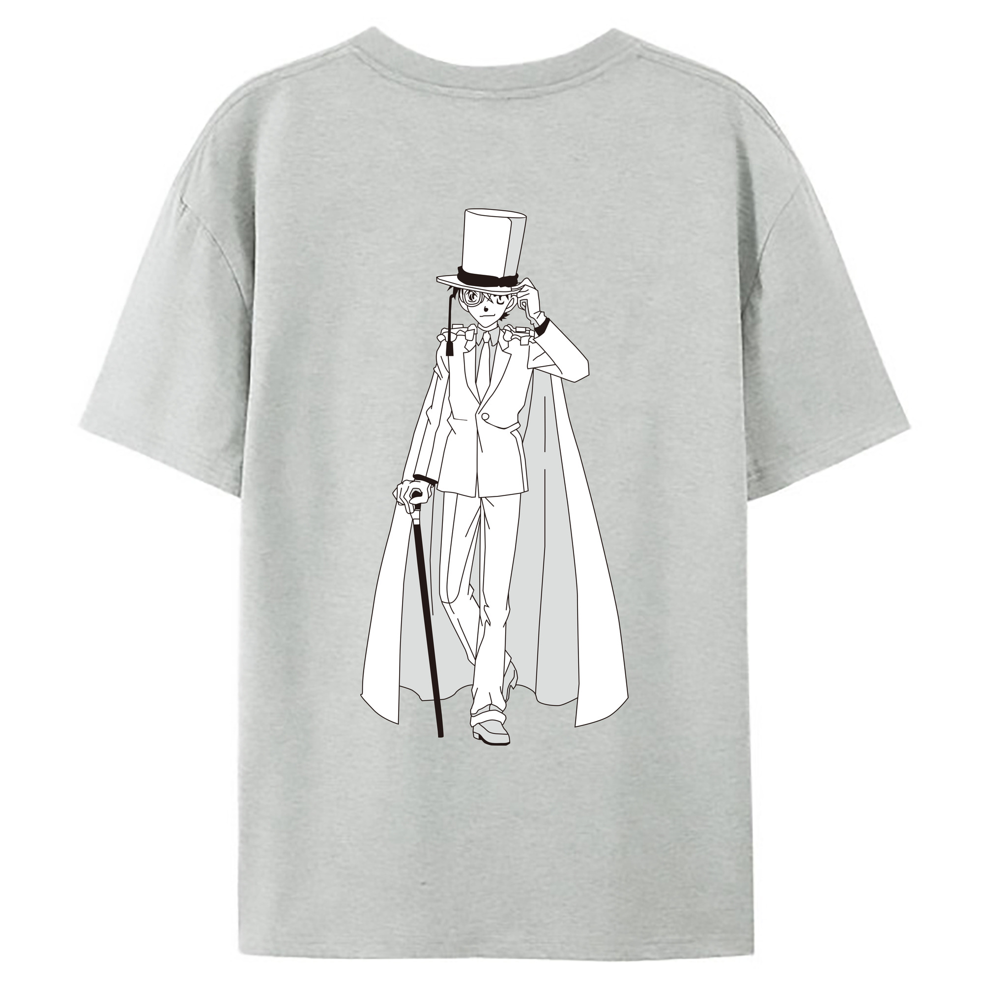 （画像用） 名探偵コナン くろば かいと Detective Conan Kuroba Kaito レディース半袖Tシャツ(バックプリント)