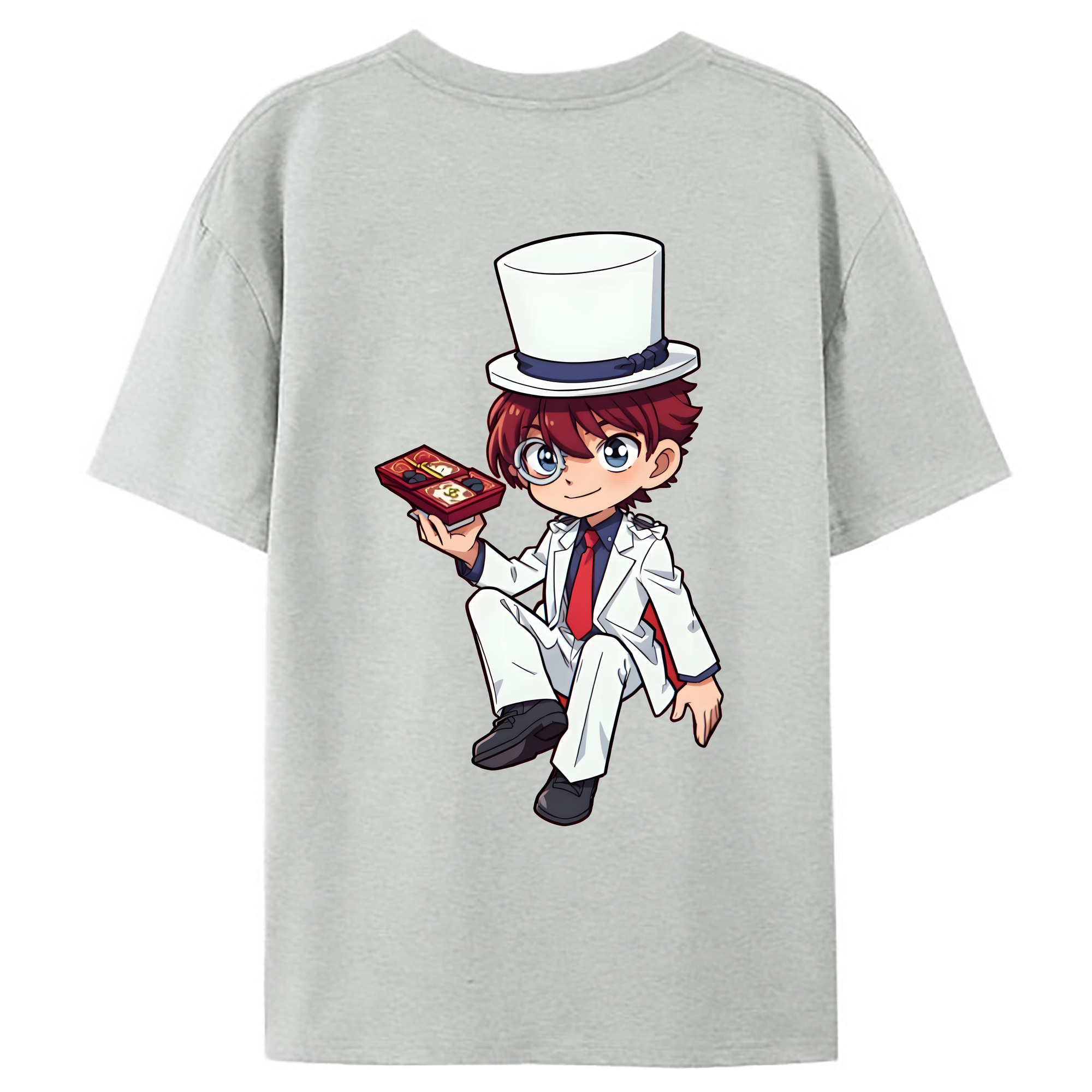 （画像用） 名探偵コナン くろば かいと Detective Conan Kuroba Kaito レディース半袖Tシャツ(バックプリント)