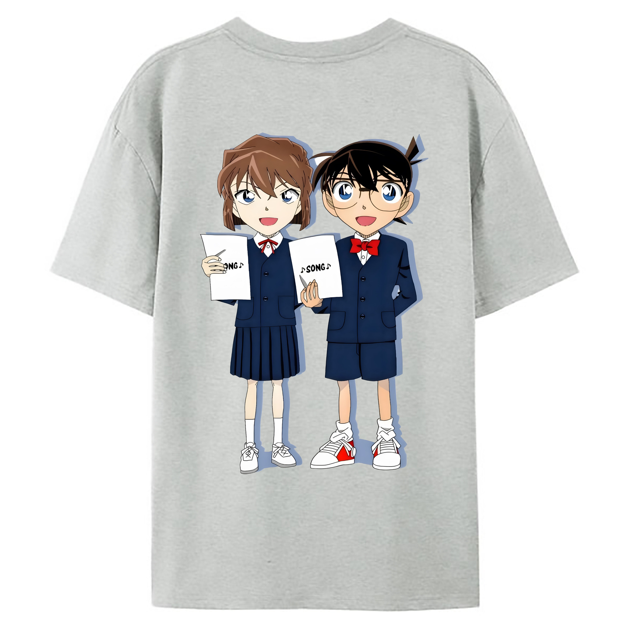 （画像用） 名探偵コナン 灰原 哀 はいばら あい Detective Conan Anita Hailey、Vi Graythorn Haibara Ai レディース半袖Tシャツ(バックプリント)