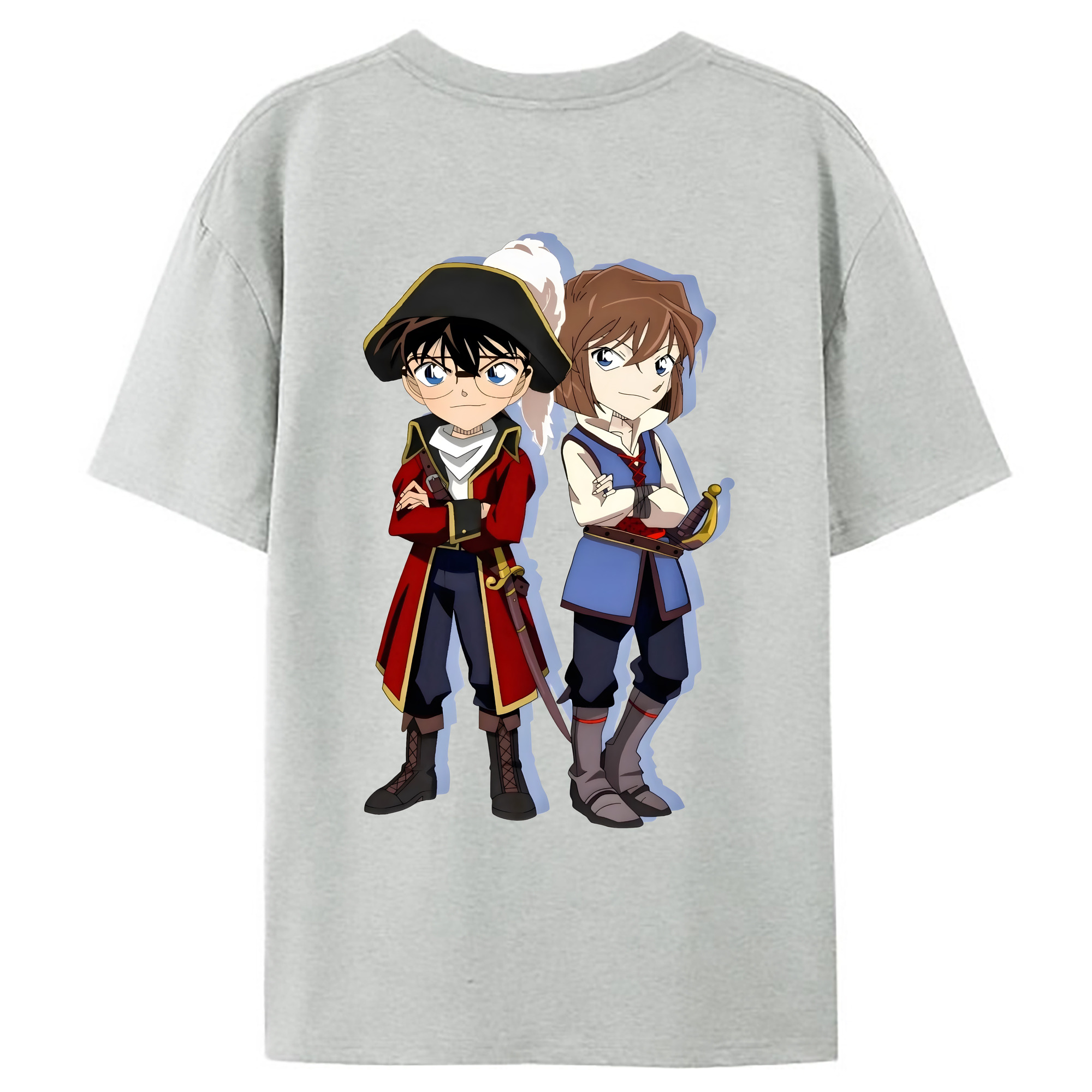 （画像用） 名探偵コナン 灰原 哀 はいばら あい Detective Conan Anita Hailey、Vi Graythorn Haibara Ai レディース半袖Tシャツ(バックプリント)