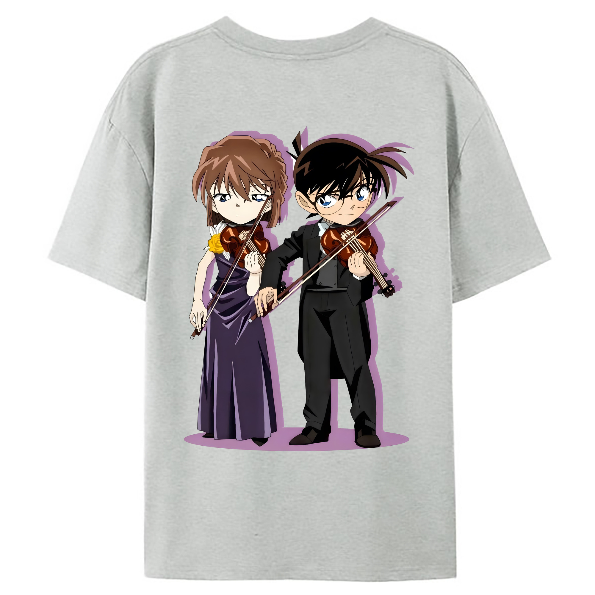 （画像用） 名探偵コナン 灰原 哀 はいばら あい Detective Conan Anita Hailey、Vi Graythorn Haibara Ai レディース半袖Tシャツ(バックプリント)