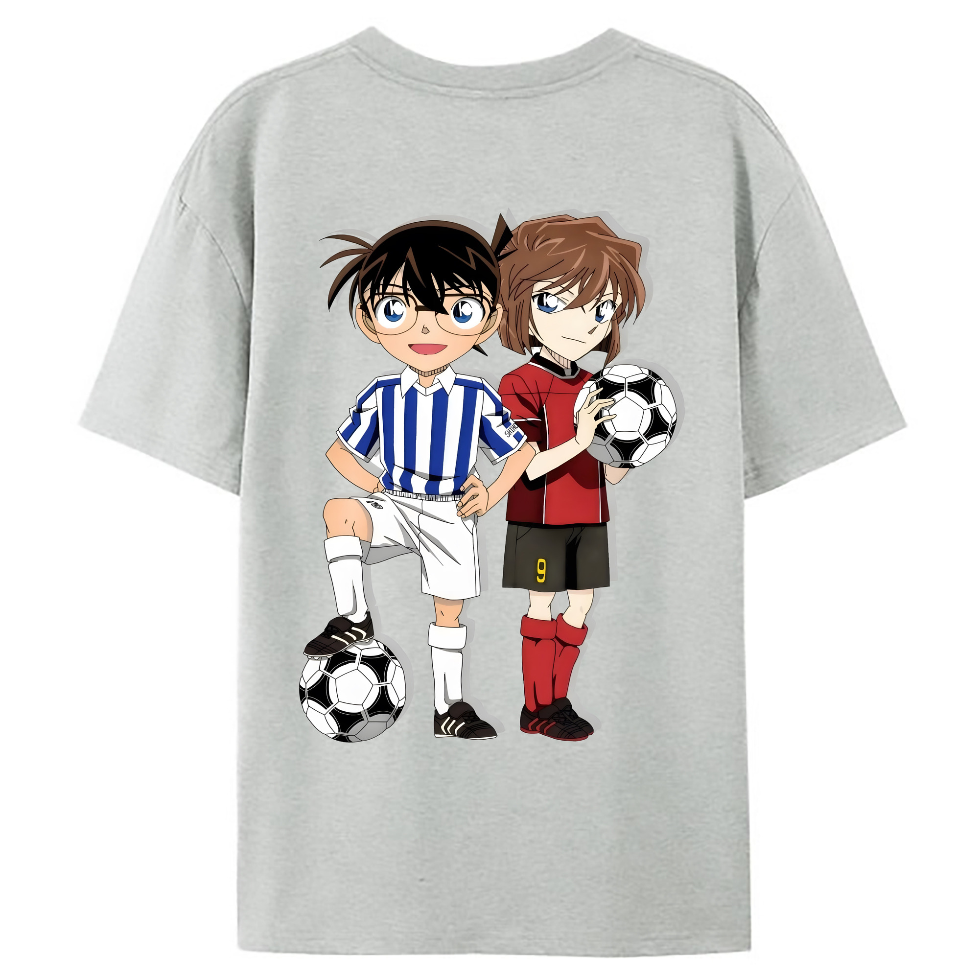 （画像用） 名探偵コナン 灰原 哀 はいばら あい Detective Conan Anita Hailey、Vi Graythorn Haibara Ai レディース半袖Tシャツ(バックプリント)