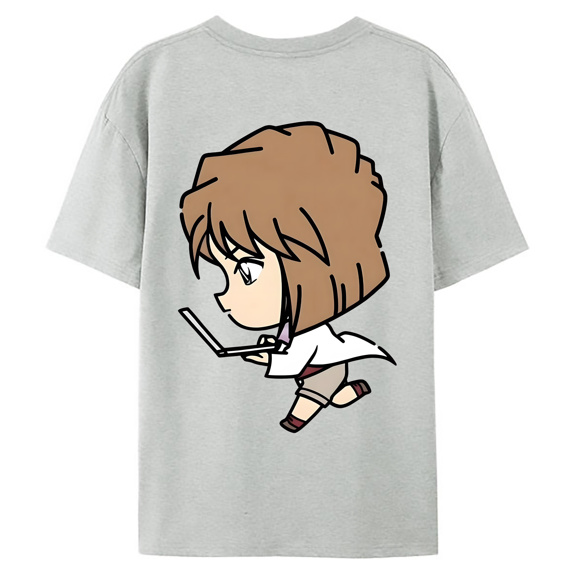 （画像用） 名探偵コナン 灰原 哀 はいばら あい Detective Conan Anita Hailey、Vi Graythorn Haibara Ai レディース半袖Tシャツ(バックプリント)