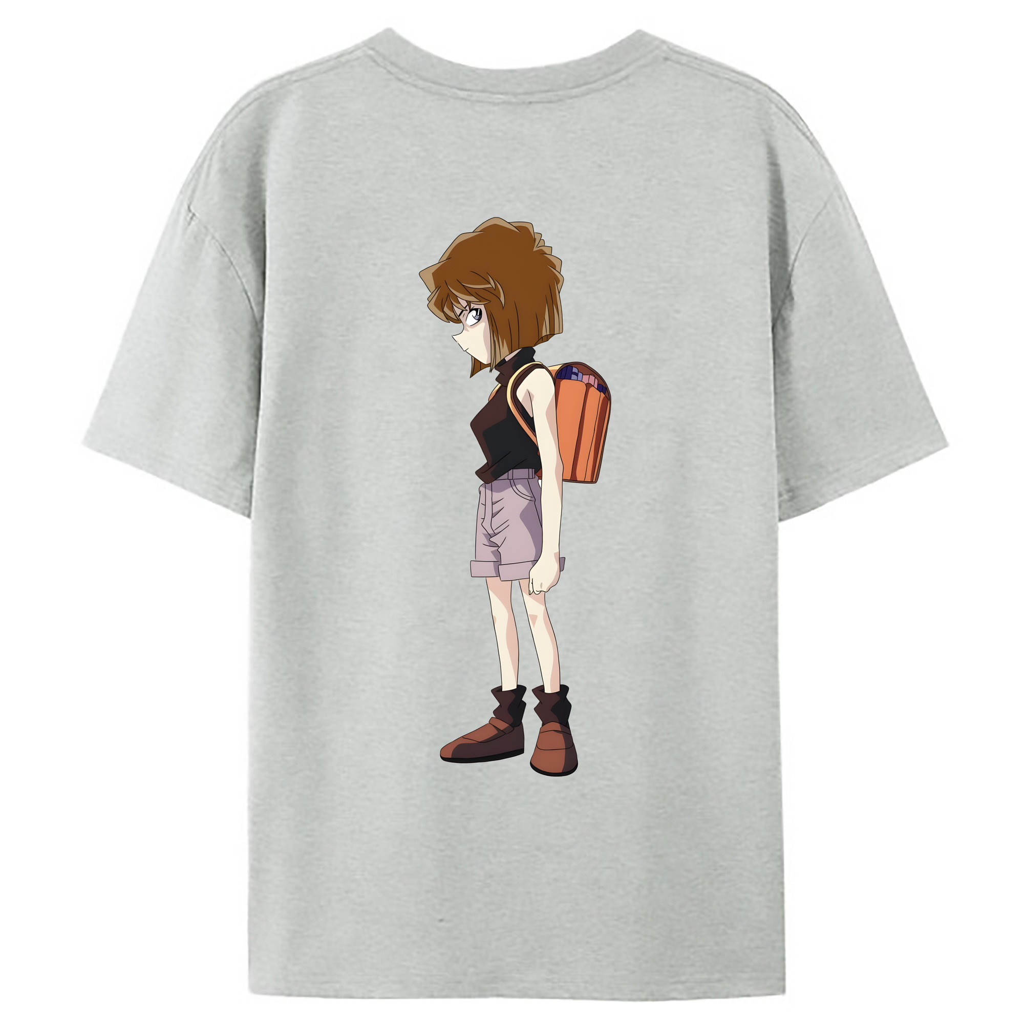 （画像用） 名探偵コナン 灰原 哀 はいばら あい Detective Conan Anita Hailey、Vi Graythorn Haibara Ai レディース半袖Tシャツ(バックプリント)