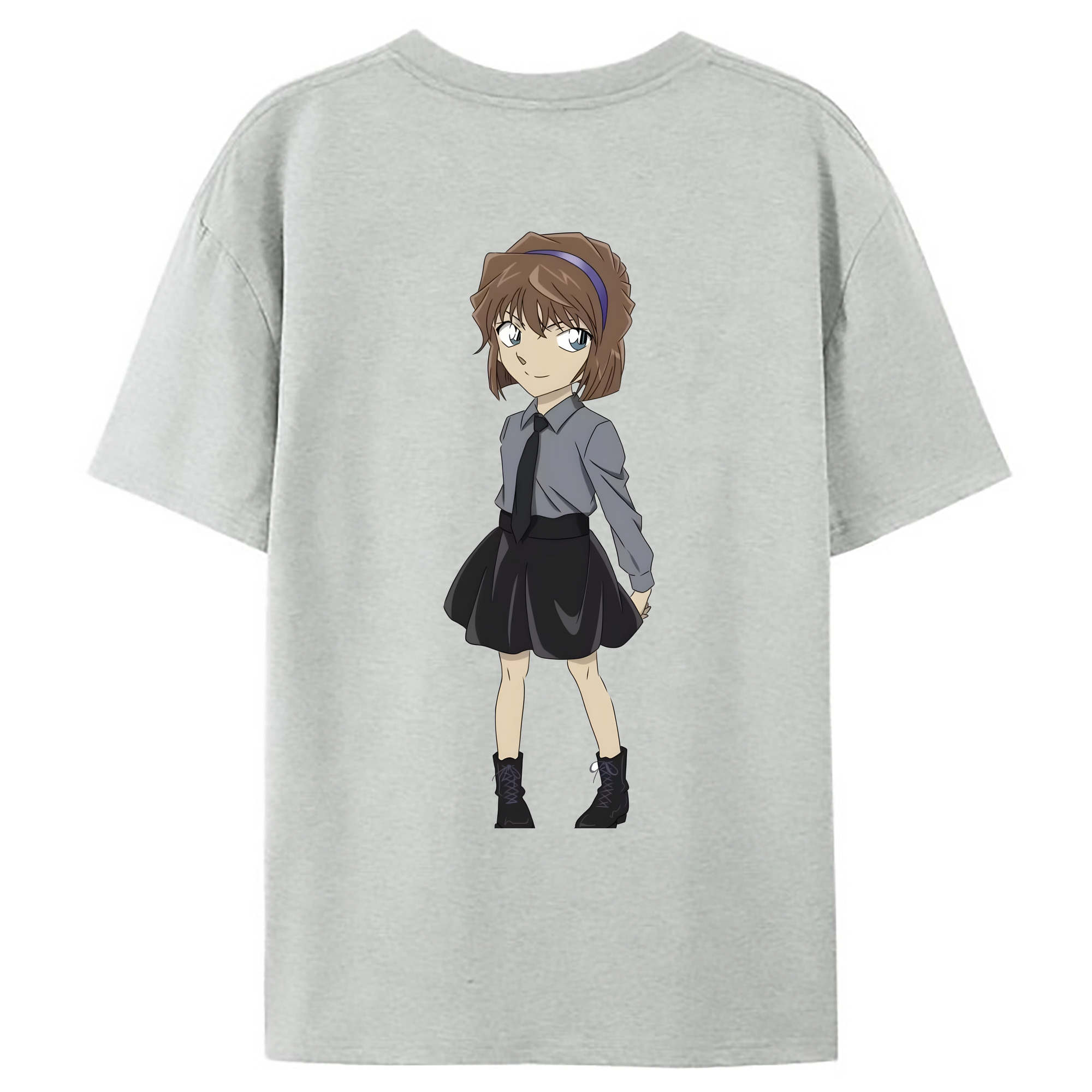 （画像用） 名探偵コナン 灰原 哀 はいばら あい Detective Conan Anita Hailey、Vi Graythorn Haibara Ai レディース半袖Tシャツ(バックプリント)
