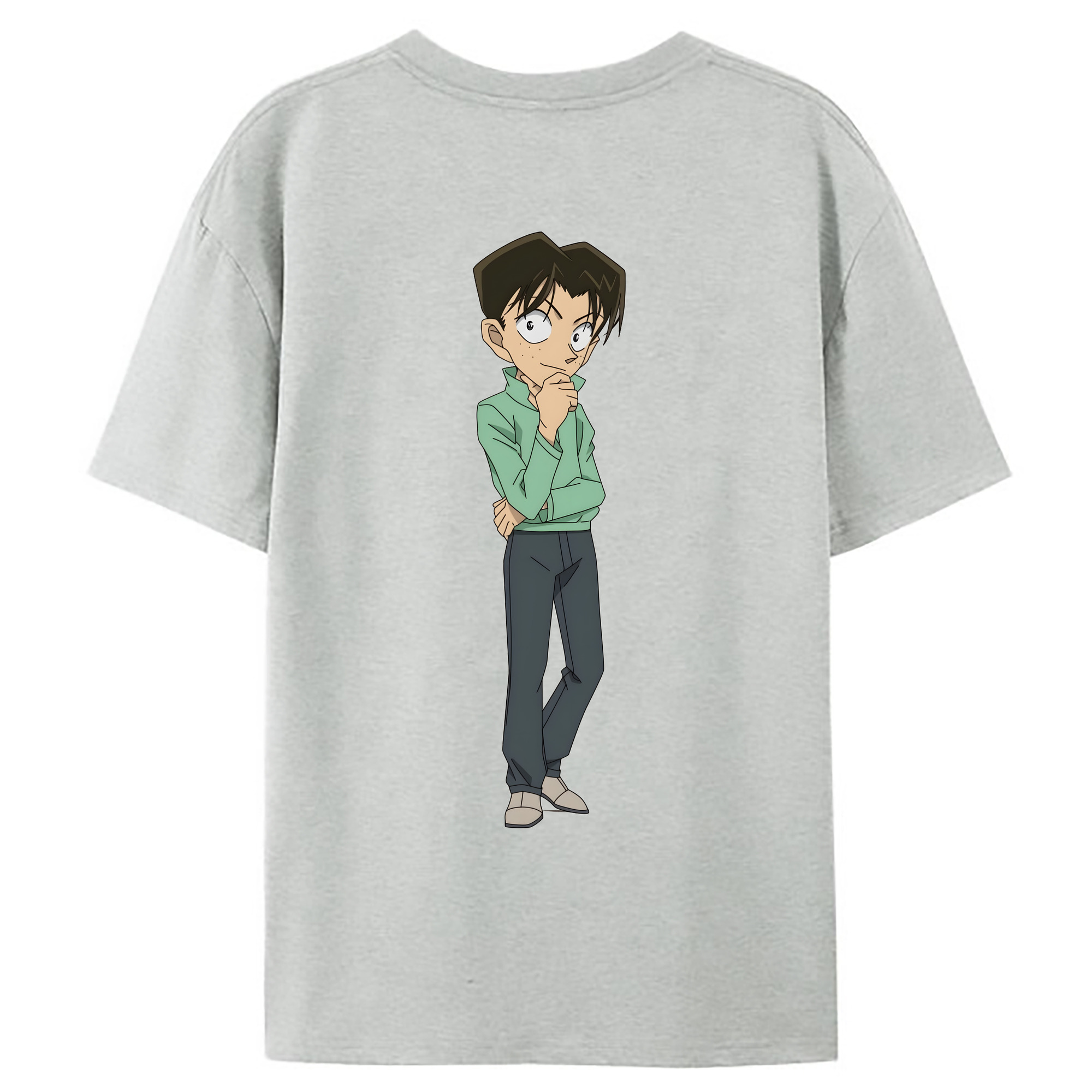 （画像用） 名探偵コナン 円谷 光彦 つぶらや みつひこ Detective Conan Mitch Tennyson レディース半袖Tシャツ(バックプリント)