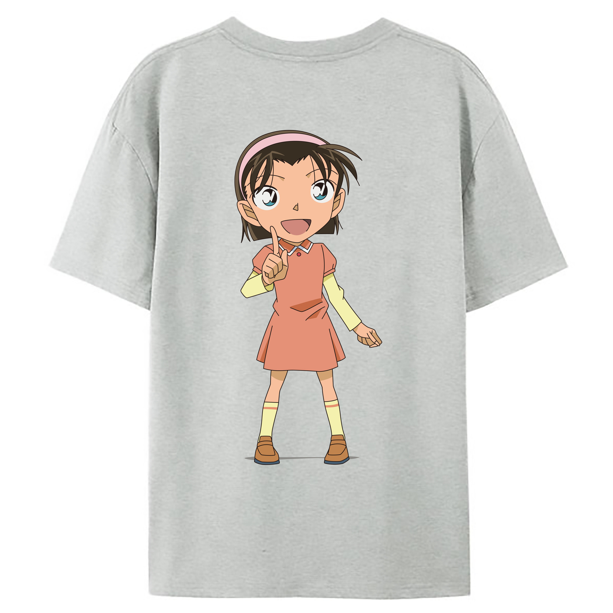 （画像用） 名探偵コナン 吉田 歩美 よしだ あゆみ Detective Conan my Yeager レディース半袖Tシャツ(バックプリント)