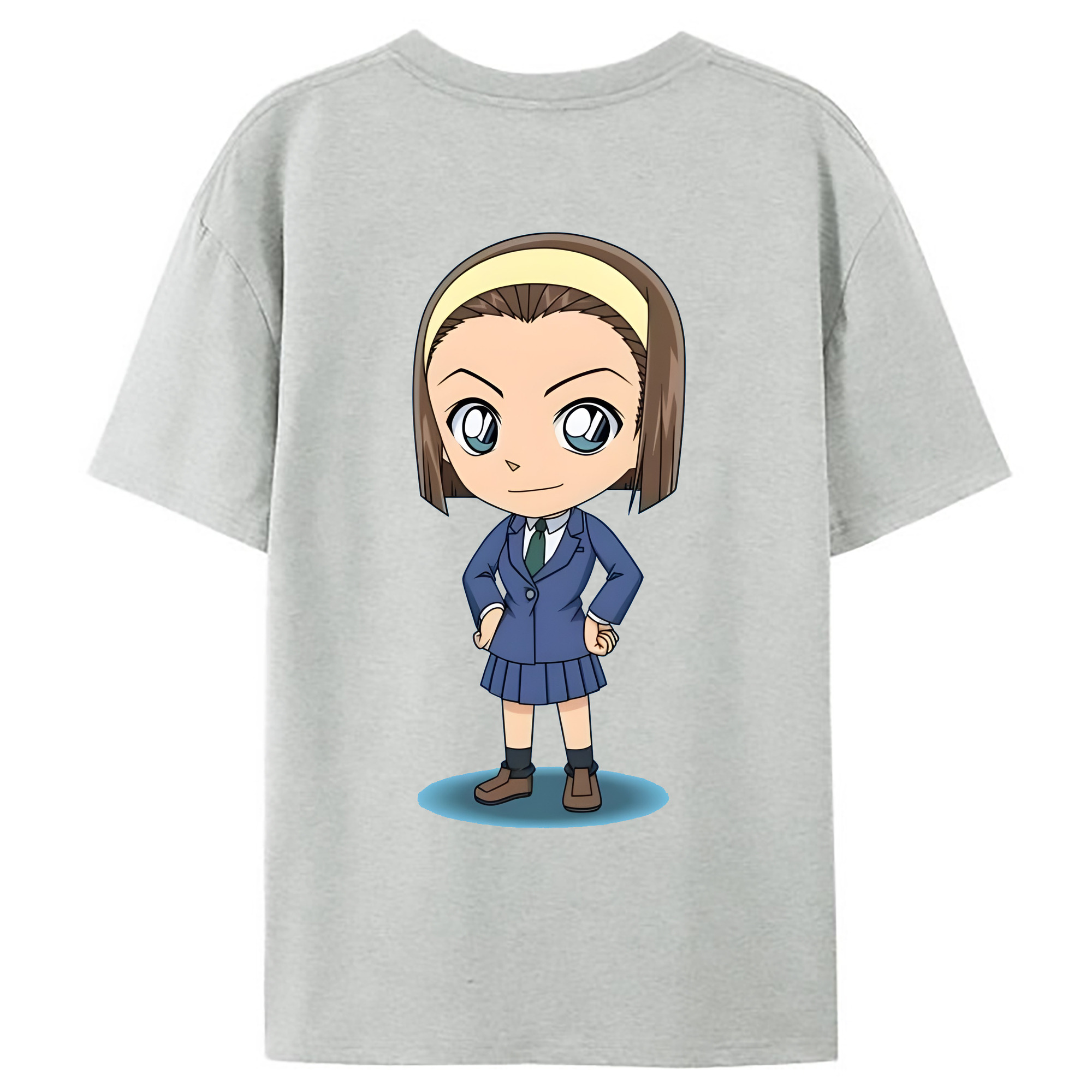 （画像用） 名探偵コナン 吉田 歩美 よしだ あゆみ Detective Conan my Yeager レディース半袖Tシャツ(バックプリント)
