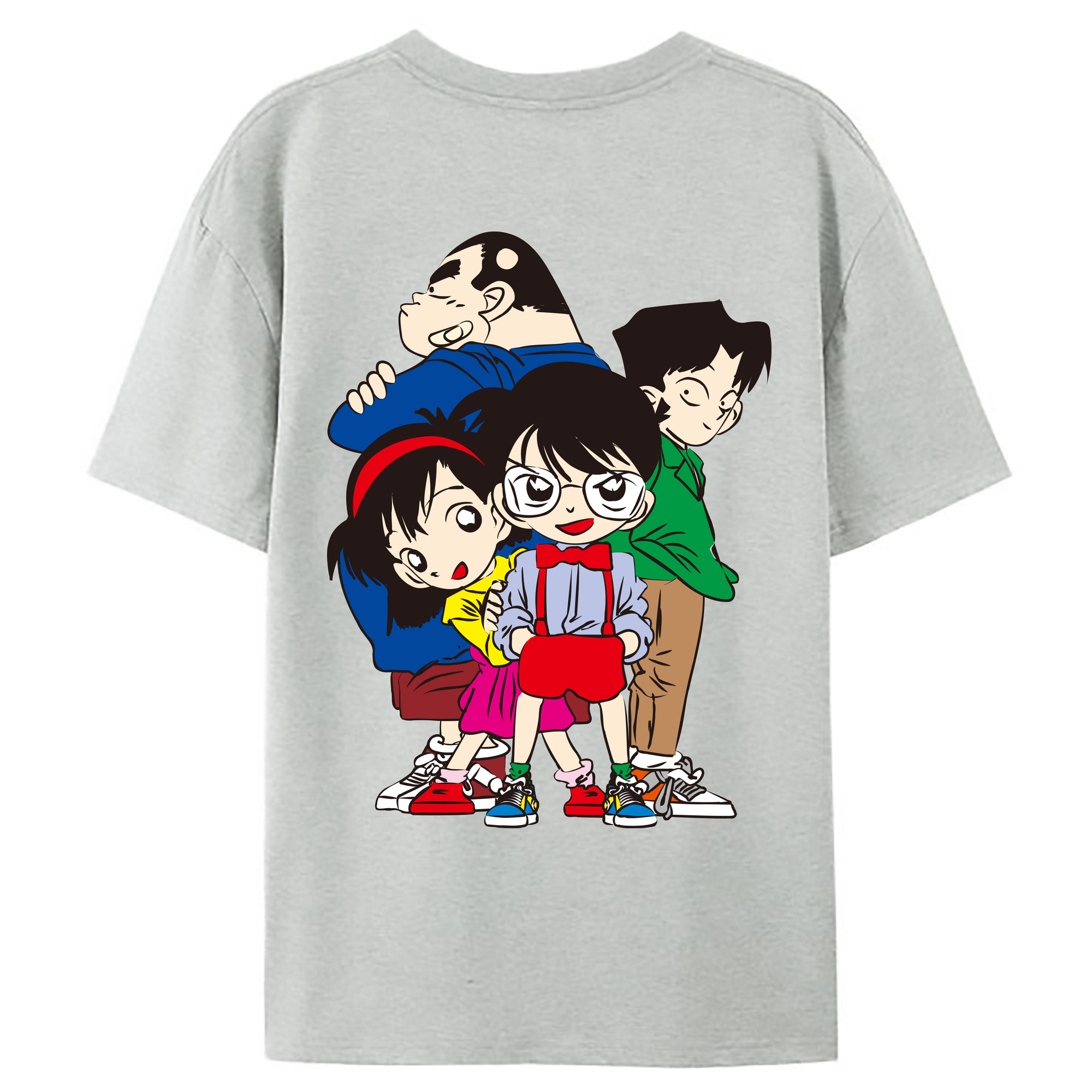 （画像用） 名探偵コナン Detective Conan レディース半袖Tシャツ(バックプリント)