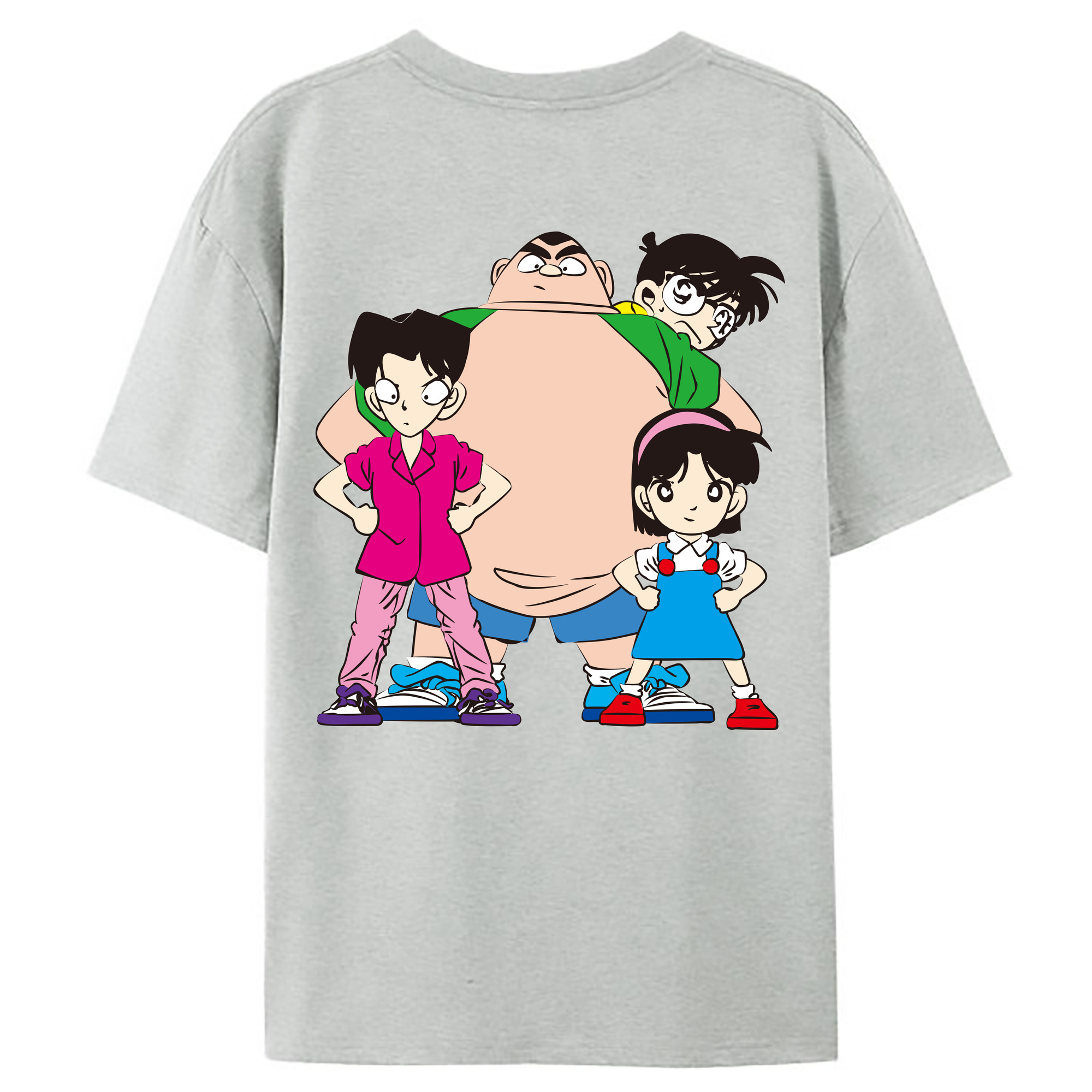 （画像用） 名探偵コナン Detective Conan レディース半袖Tシャツ(バックプリント)