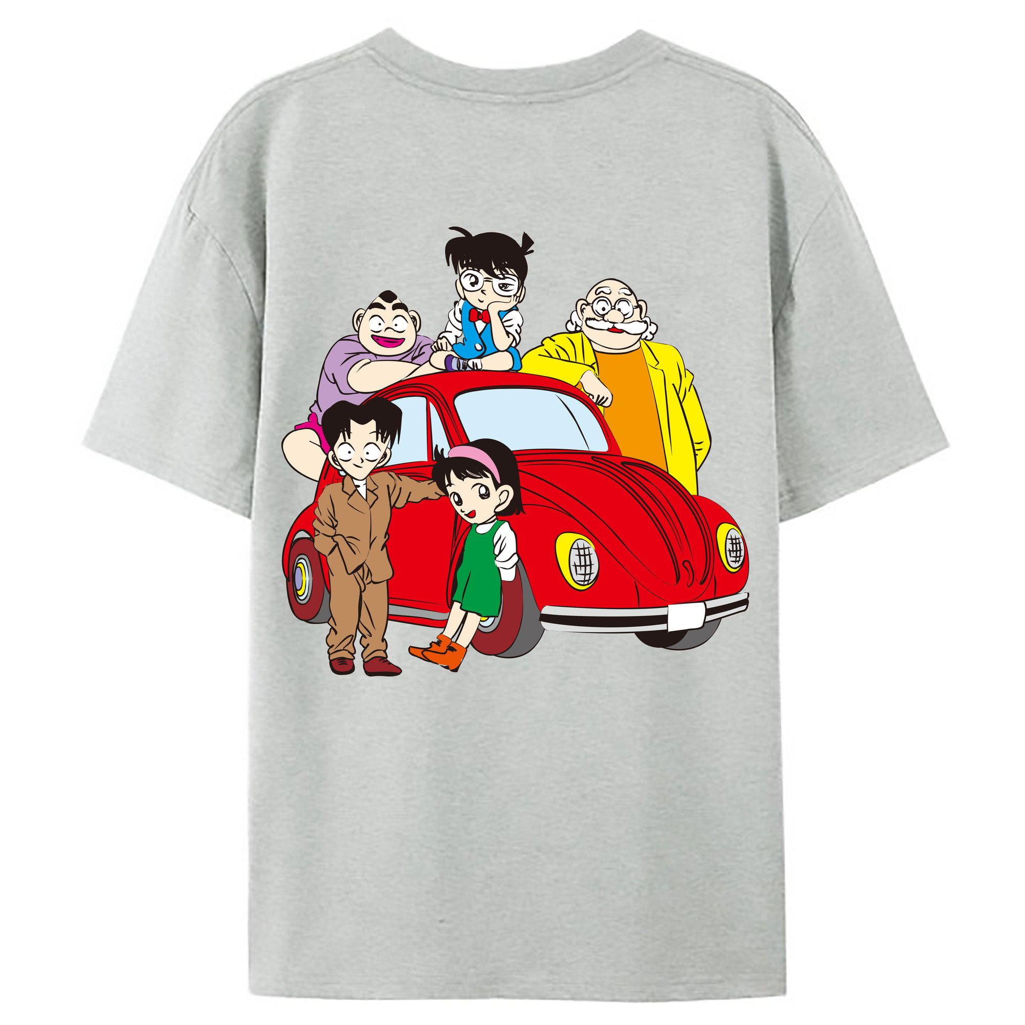 （画像用） 名探偵コナン Detective Conan レディース半袖Tシャツ(バックプリント)