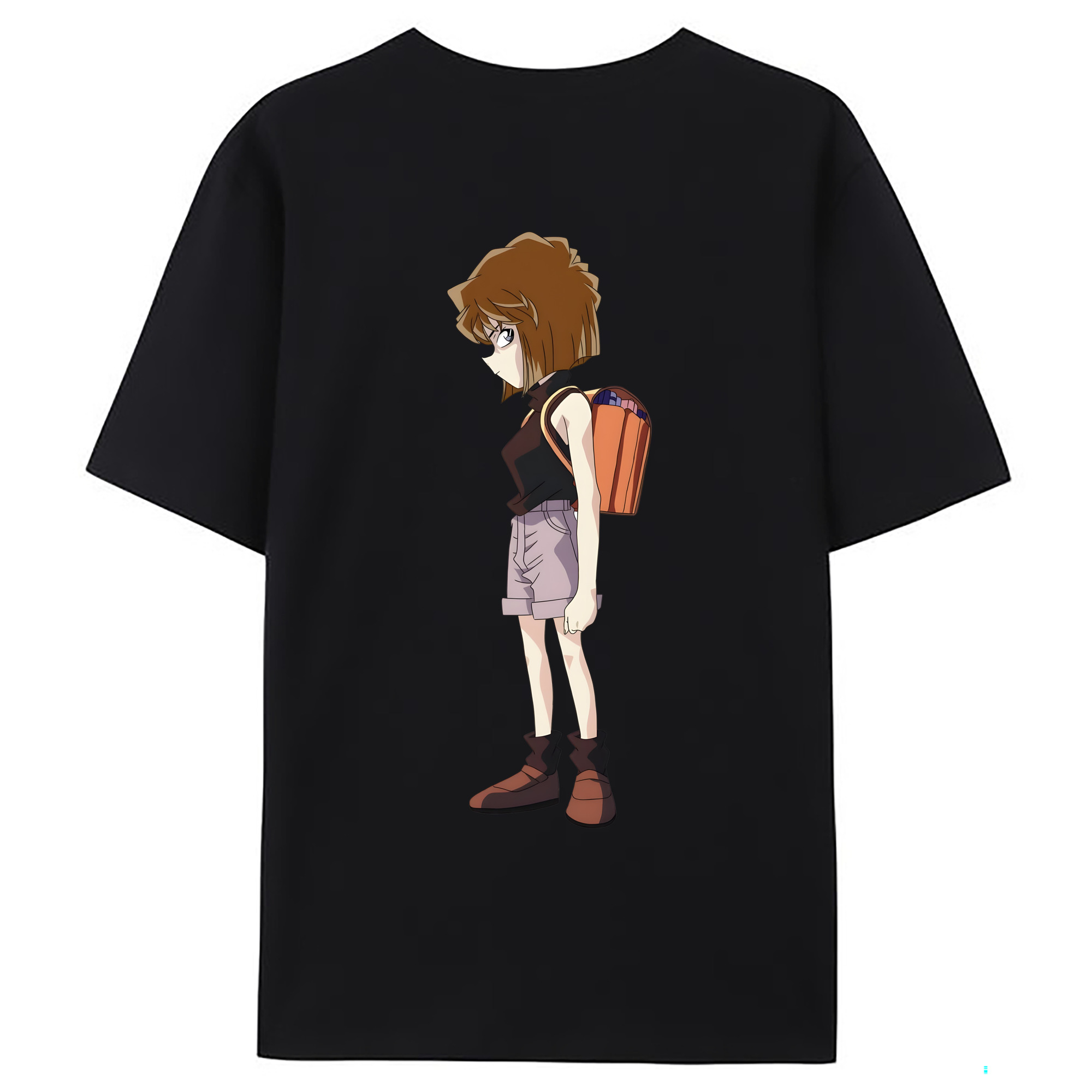 （画像用） 名探偵コナン 灰原 哀 はいばら あい Detective Conan Anita Hailey、Vi Graythorn Haibara Ai レディース半袖Tシャツ(バックプリント)