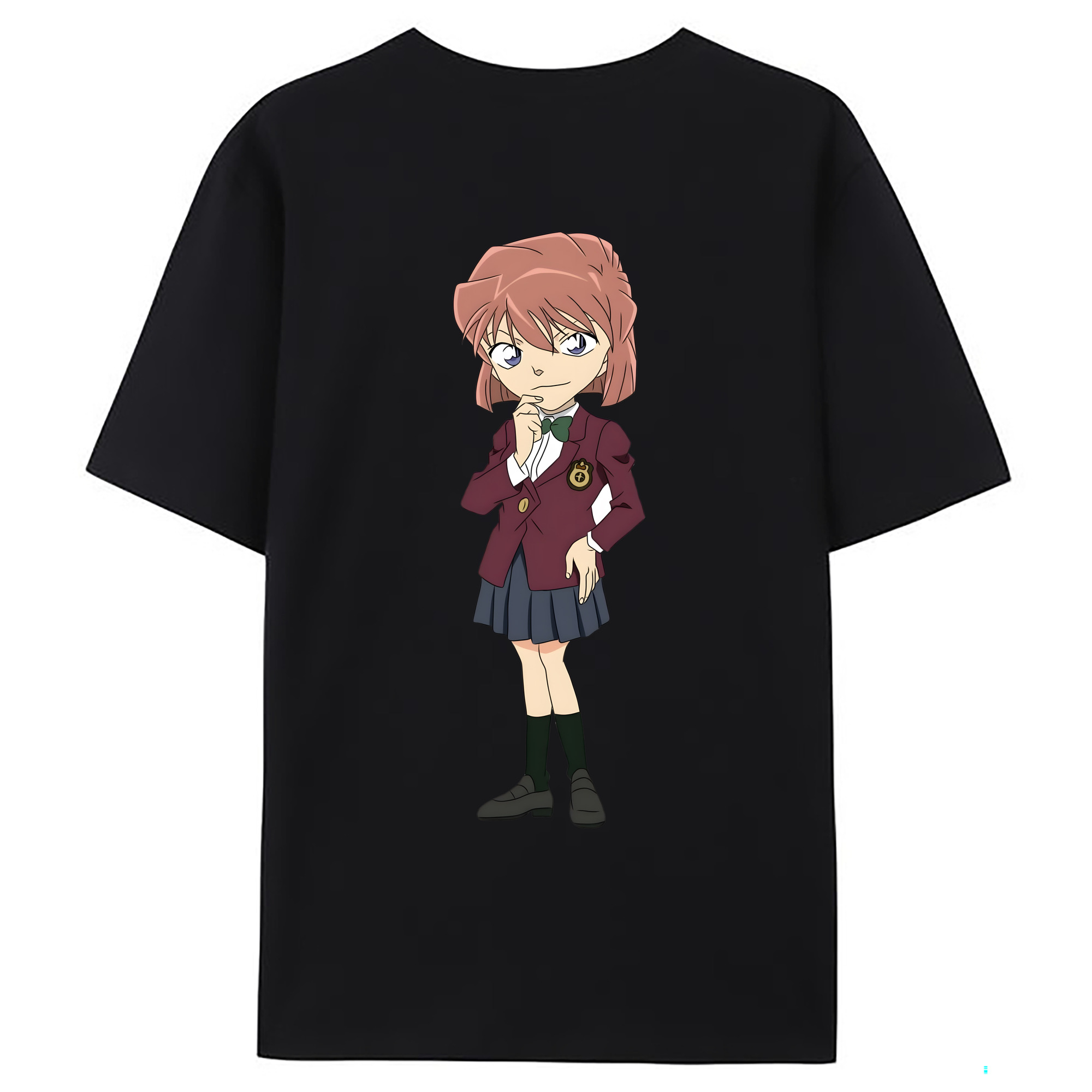 （画像用） 名探偵コナン 灰原 哀 はいばら あい Detective Conan Anita Hailey、Vi Graythorn Haibara Ai レディース半袖Tシャツ(バックプリント)
