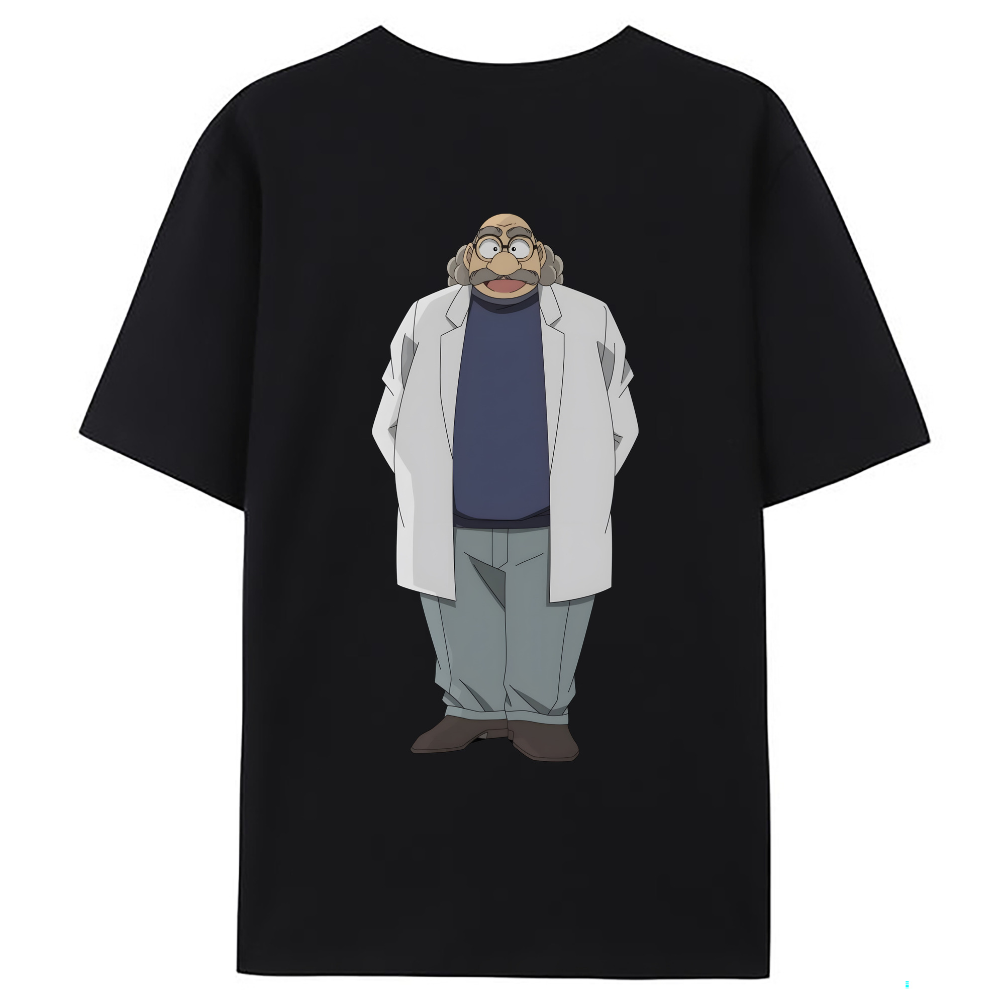 （画像用） 名探偵コナン あがさ ひろし Detective Conan Agasa Hiroshi レディース半袖Tシャツ(バックプリント)