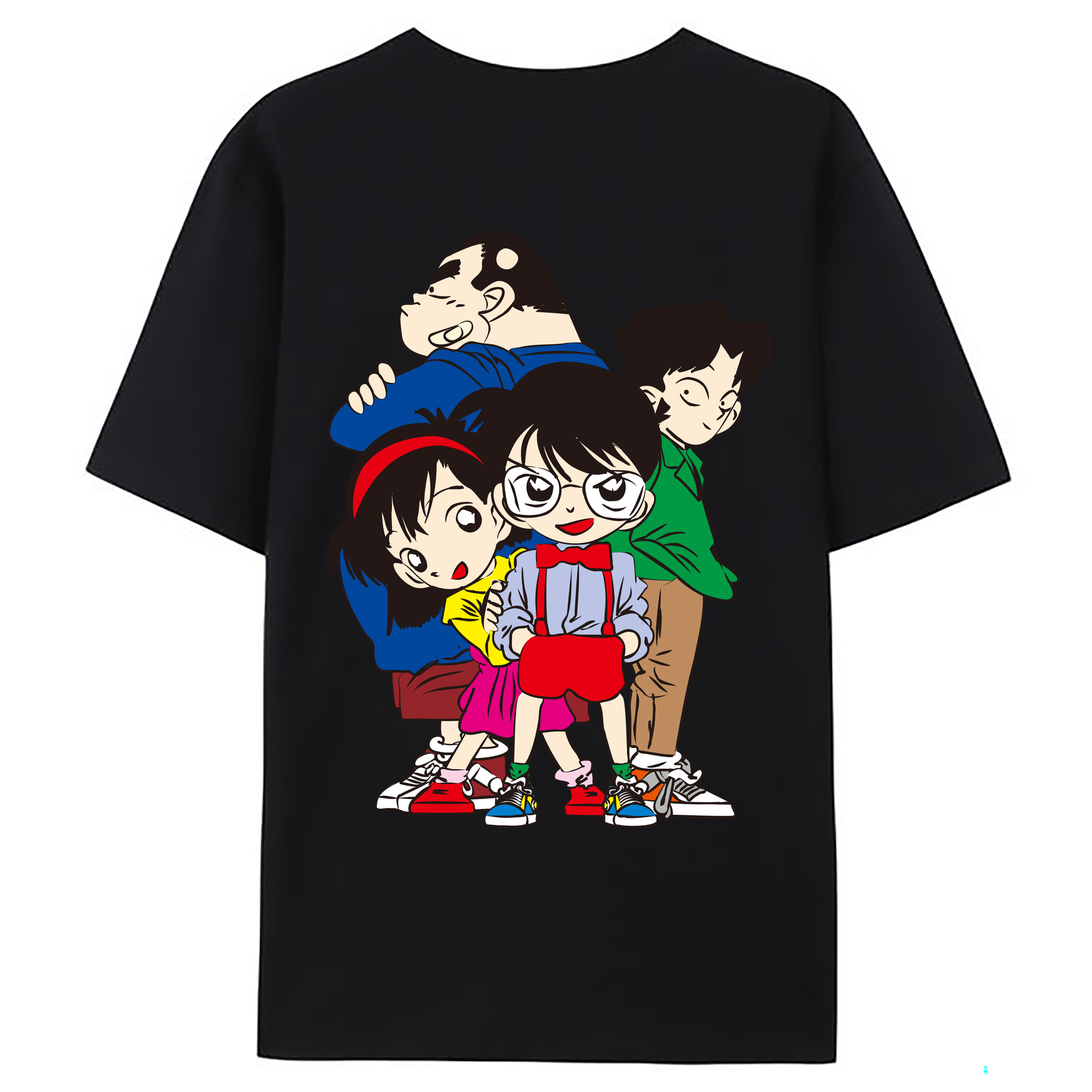 （画像用） 名探偵コナン Detective Conan レディース半袖Tシャツ(バックプリント)