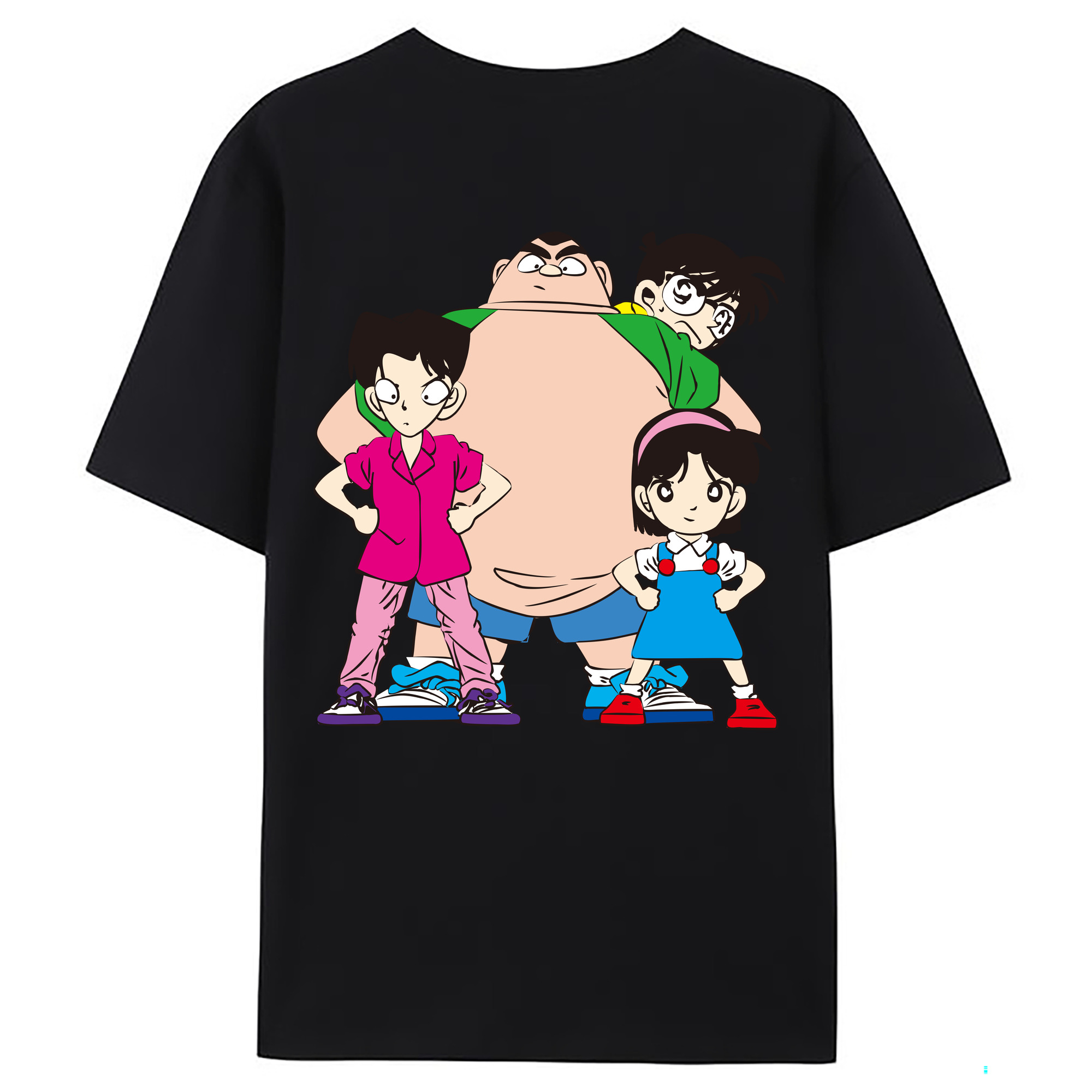 （画像用） 名探偵コナン Detective Conan レディース半袖Tシャツ(バックプリント)