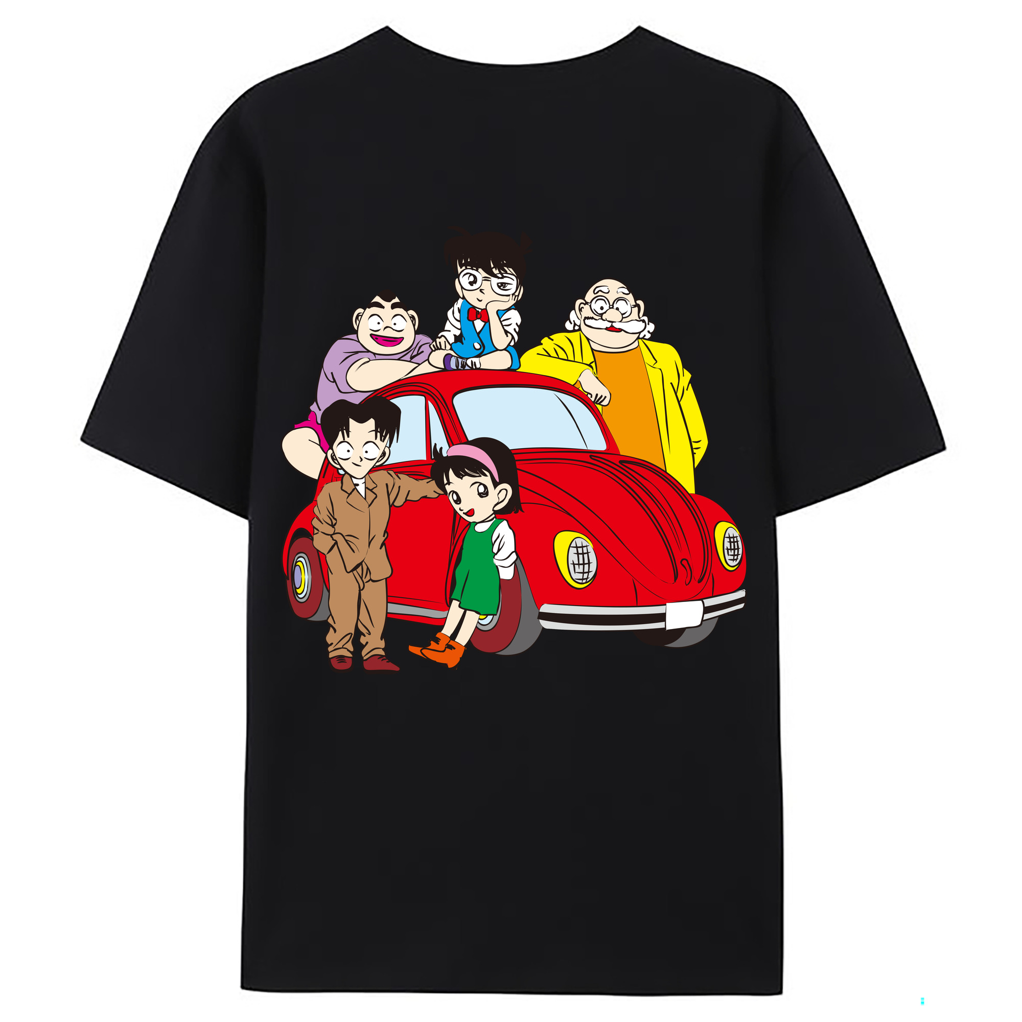 （画像用） 名探偵コナン Detective Conan レディース半袖Tシャツ(バックプリント)