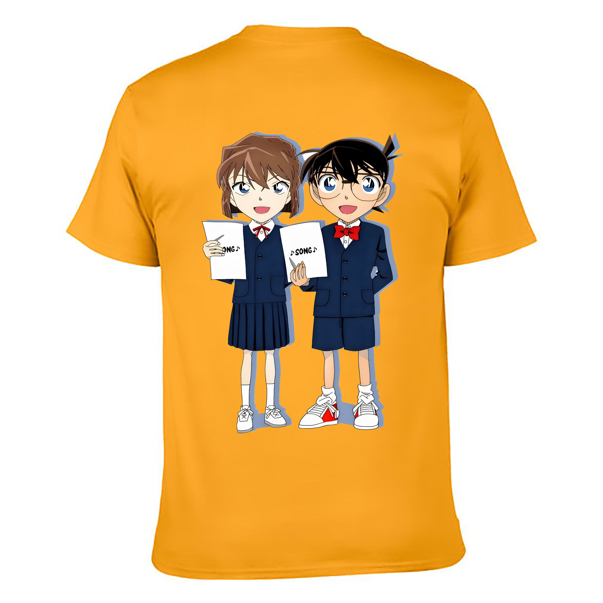 （画像用） 名探偵コナン 灰原 哀 はいばら あい Detective Conan Anita Hailey、Vi Graythorn Haibara Ai レディース半袖Tシャツ(バックプリント)