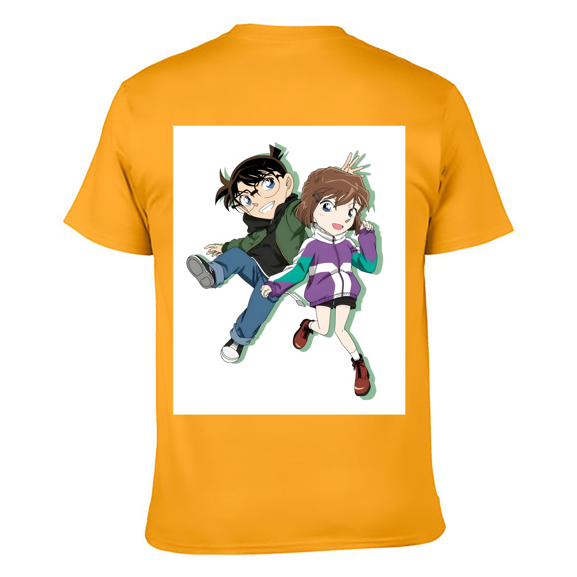 （画像用） 名探偵コナン 灰原 哀 はいばら あい Detective Conan Anita Hailey、Vi Graythorn Haibara Ai レディース半袖Tシャツ(バックプリント)