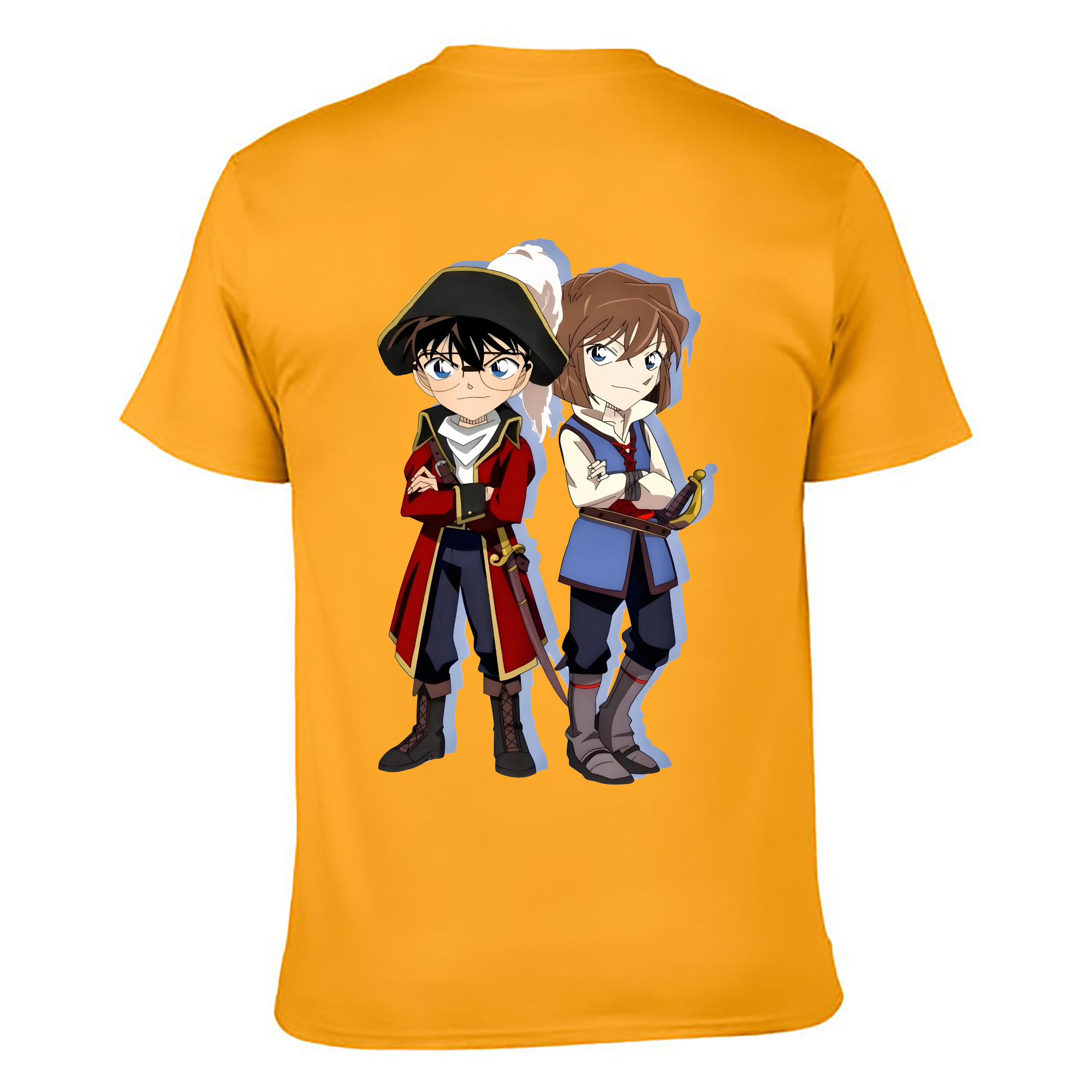 （画像用） 名探偵コナン 灰原 哀 はいばら あい Detective Conan Anita Hailey、Vi Graythorn Haibara Ai レディース半袖Tシャツ(バックプリント)