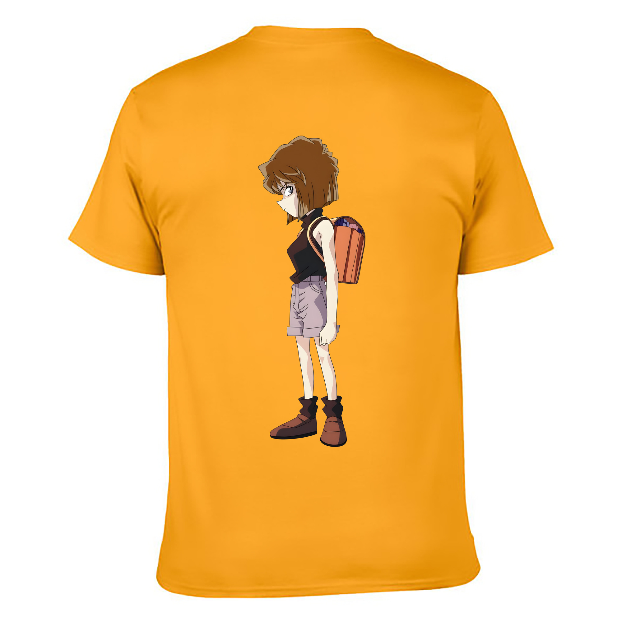 （画像用） 名探偵コナン 灰原 哀 はいばら あい Detective Conan Anita Hailey、Vi Graythorn Haibara Ai レディース半袖Tシャツ(バックプリント)