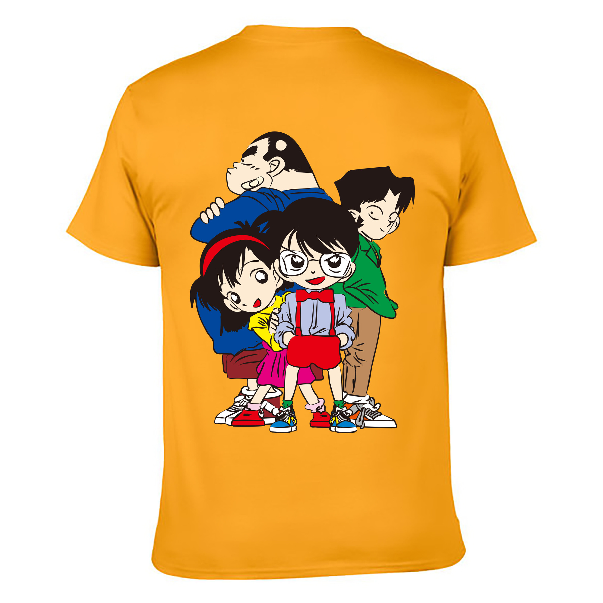 （画像用） 名探偵コナン Detective Conan レディース半袖Tシャツ(バックプリント)