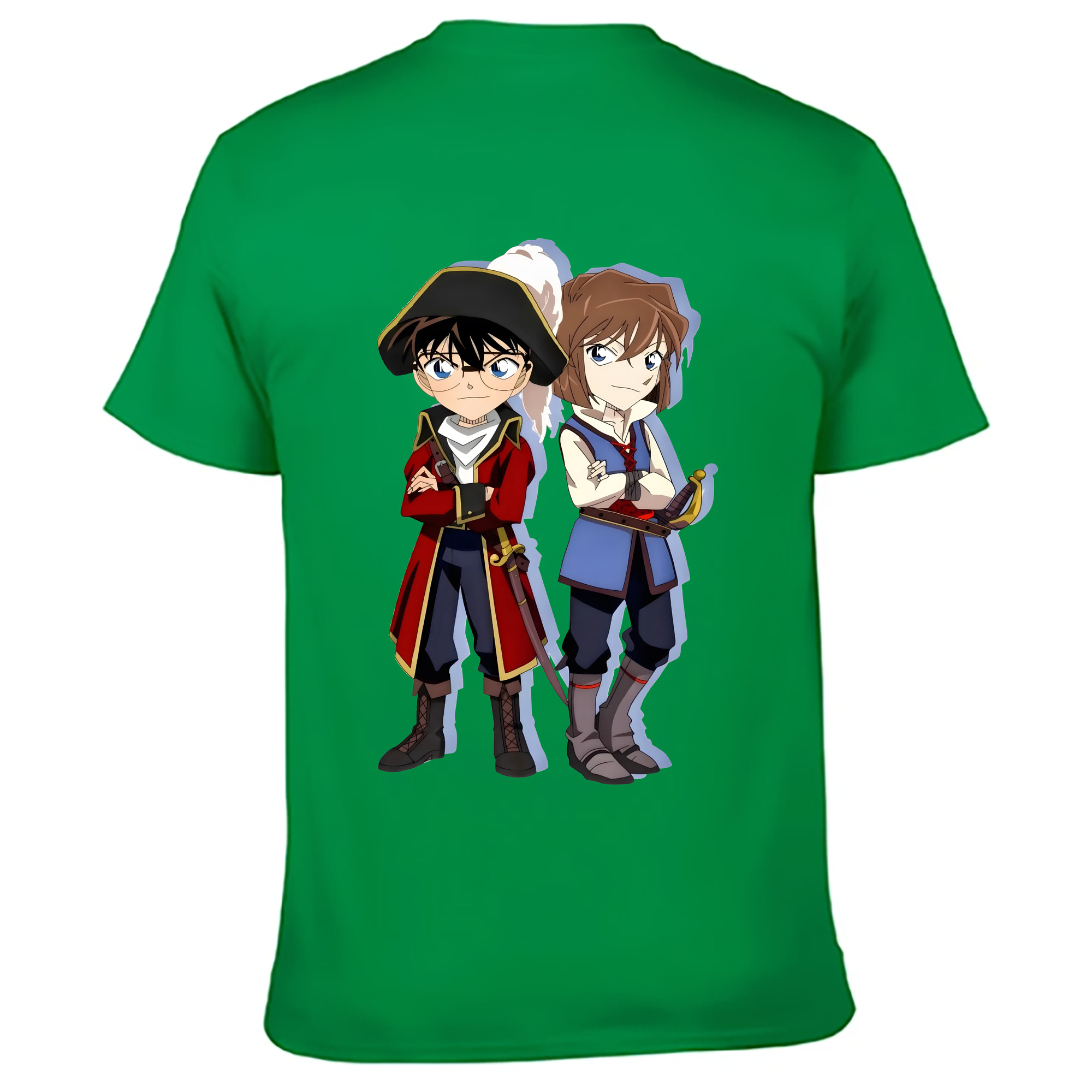 （画像用） 名探偵コナン 灰原 哀 はいばら あい Detective Conan Anita Hailey、Vi Graythorn Haibara Ai レディース半袖Tシャツ(バックプリント)