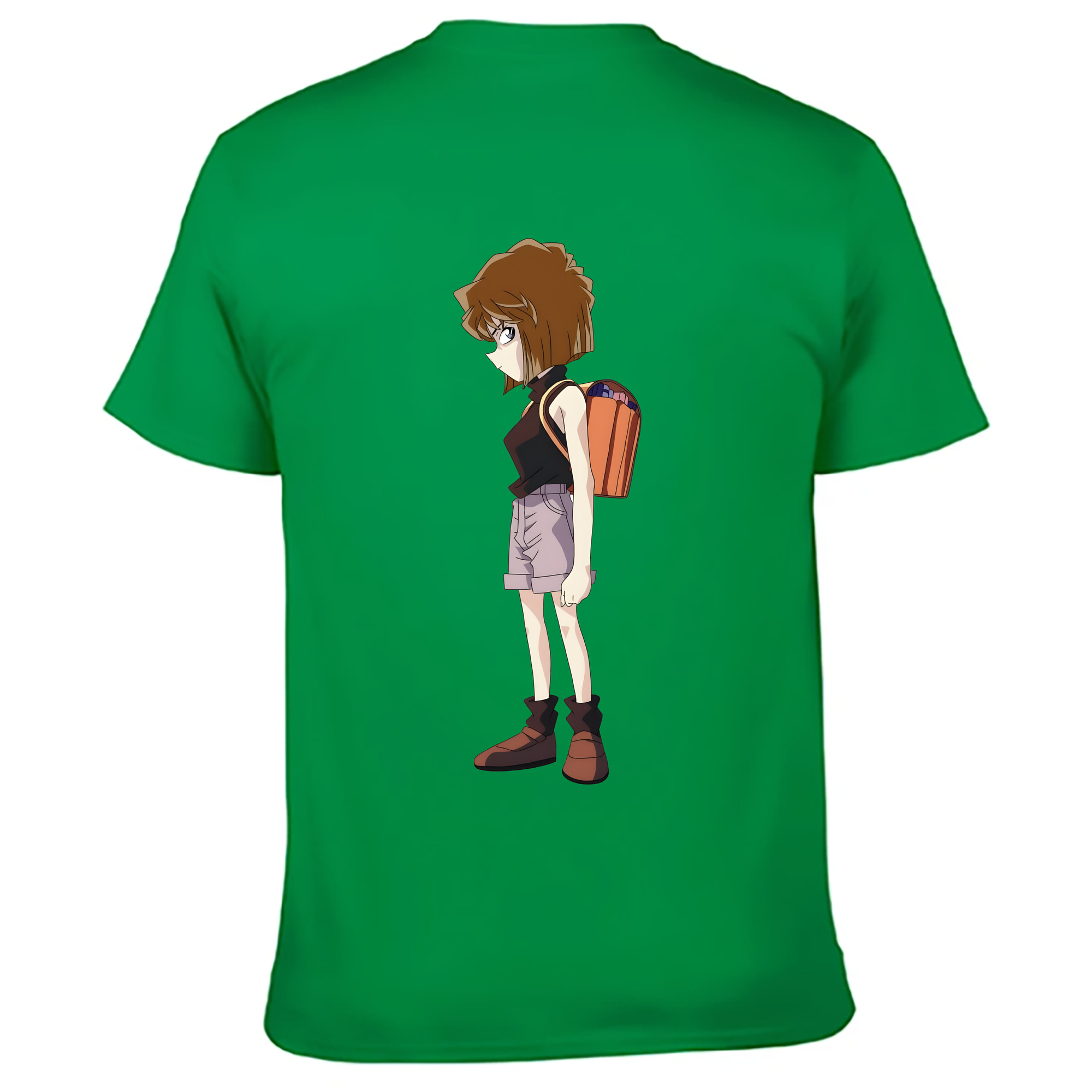 （画像用） 名探偵コナン 灰原 哀 はいばら あい Detective Conan Anita Hailey、Vi Graythorn Haibara Ai レディース半袖Tシャツ(バックプリント)