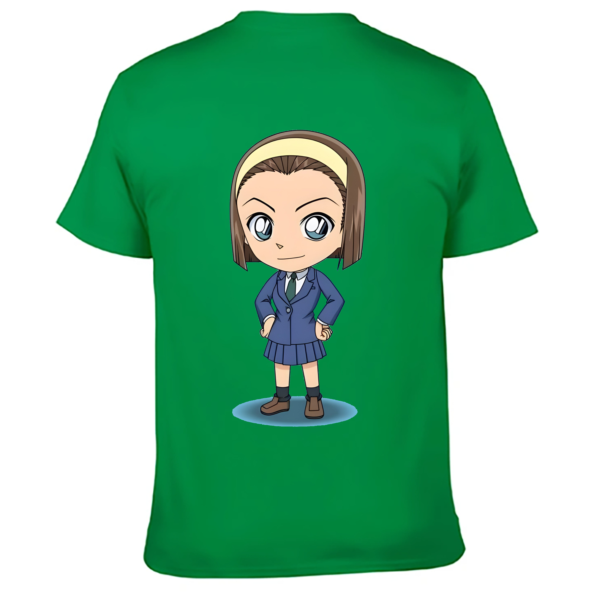 （画像用） 名探偵コナン 吉田 歩美 よしだ あゆみ Detective Conan my Yeager レディース半袖Tシャツ(バックプリント)
