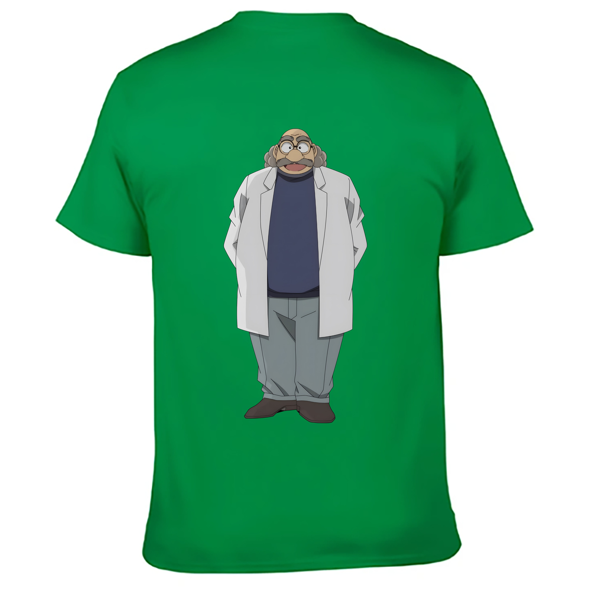 （画像用） 名探偵コナン あがさ ひろし Detective Conan Agasa Hiroshi レディース半袖Tシャツ(バックプリント)
