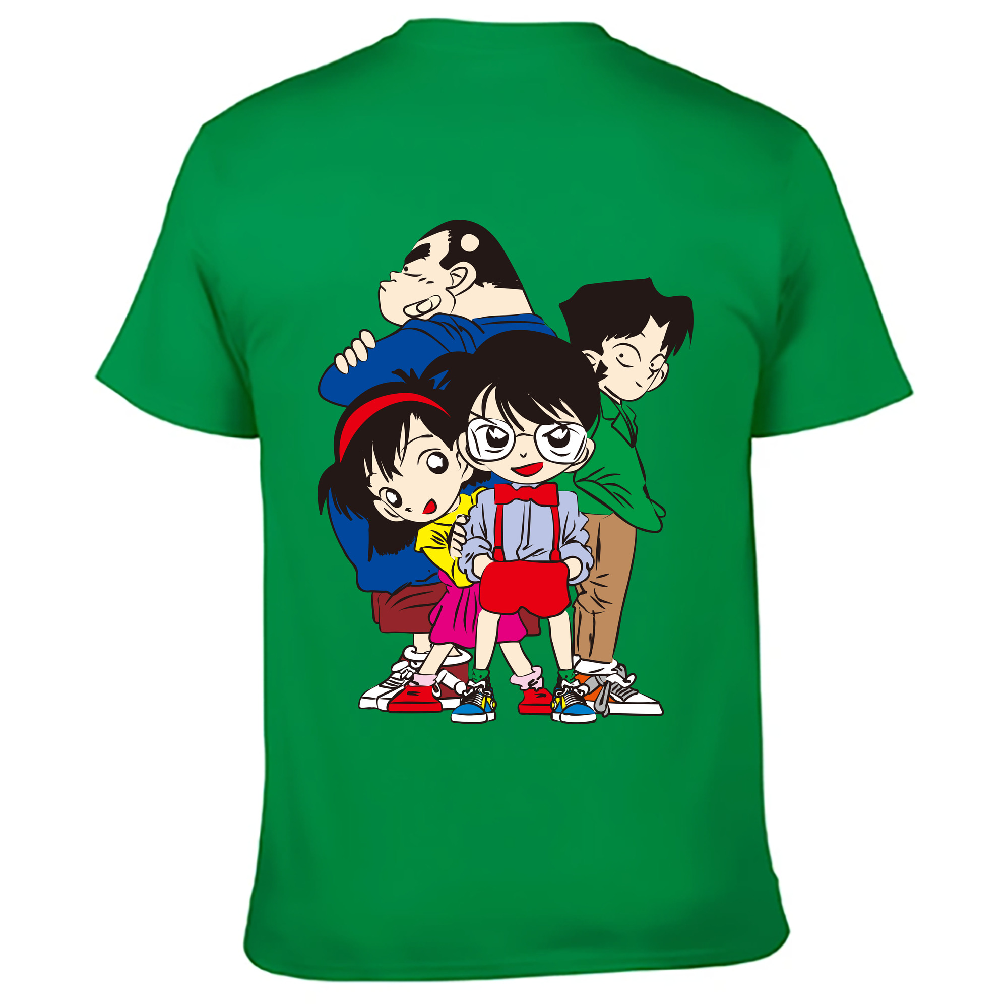 （画像用） 名探偵コナン Detective Conan レディース半袖Tシャツ(バックプリント)