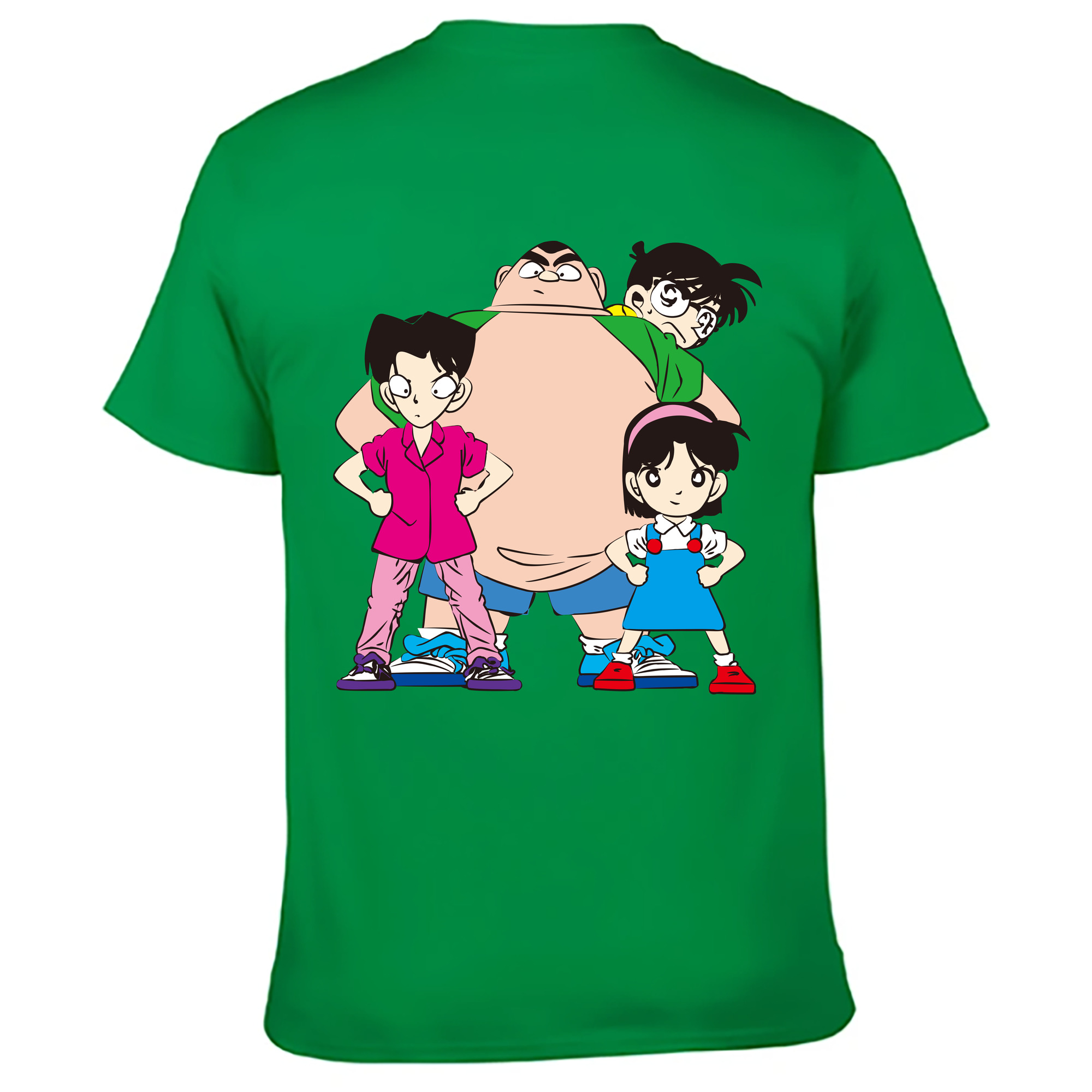 （画像用） 名探偵コナン Detective Conan レディース半袖Tシャツ(バックプリント)