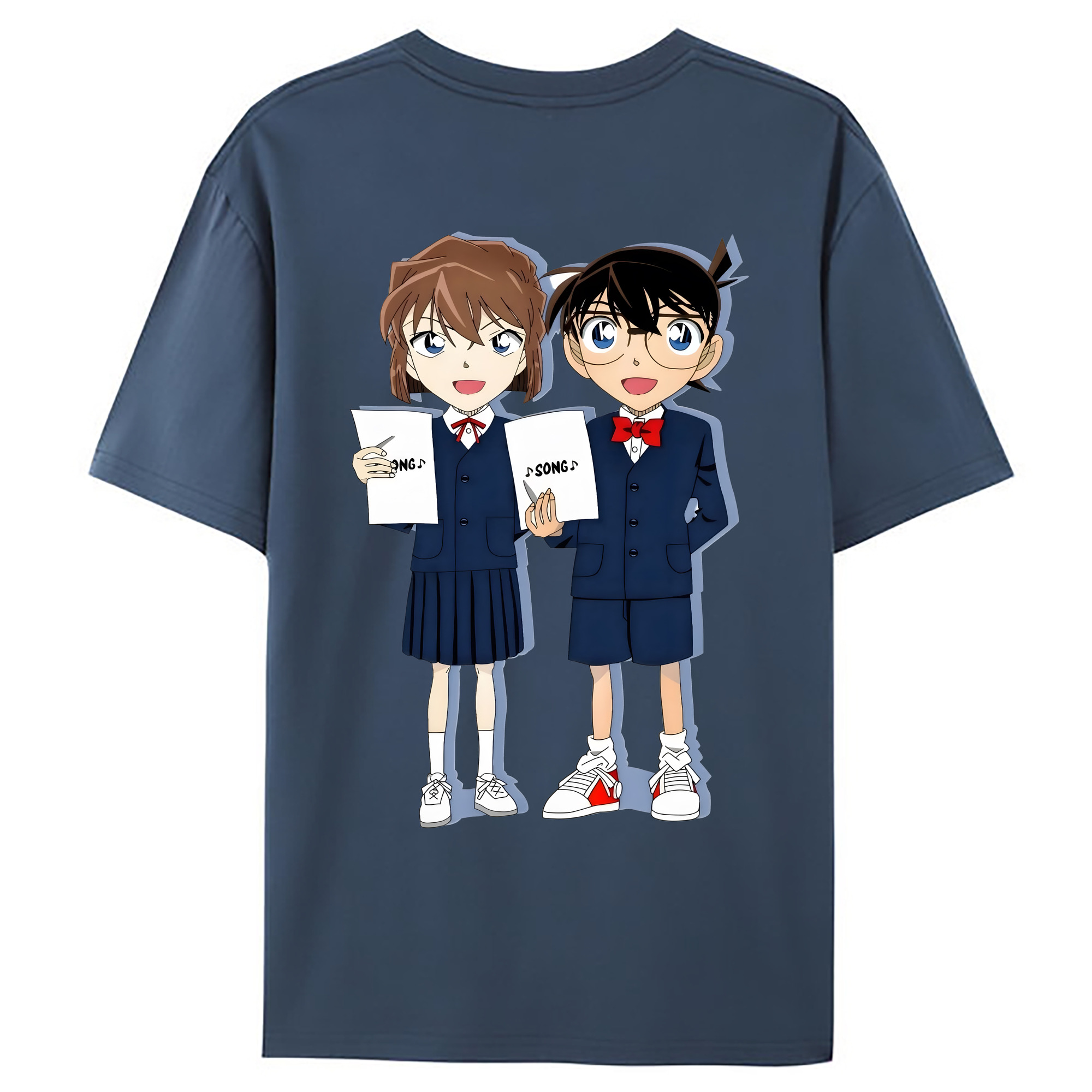 （画像用） 名探偵コナン 灰原 哀 はいばら あい Detective Conan Anita Hailey、Vi Graythorn Haibara Ai レディース半袖Tシャツ(バックプリント)
