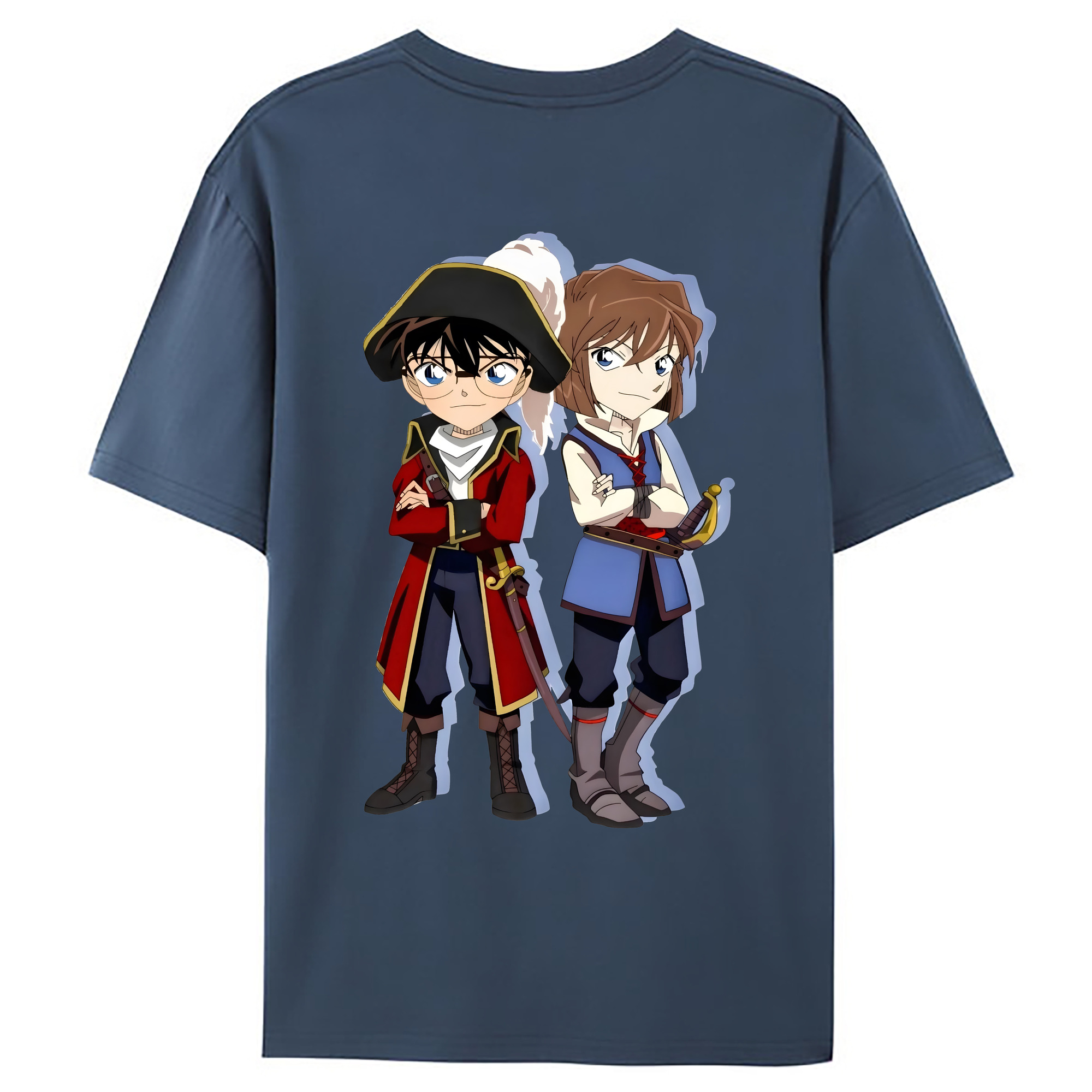 （画像用） 名探偵コナン 灰原 哀 はいばら あい Detective Conan Anita Hailey、Vi Graythorn Haibara Ai レディース半袖Tシャツ(バックプリント)