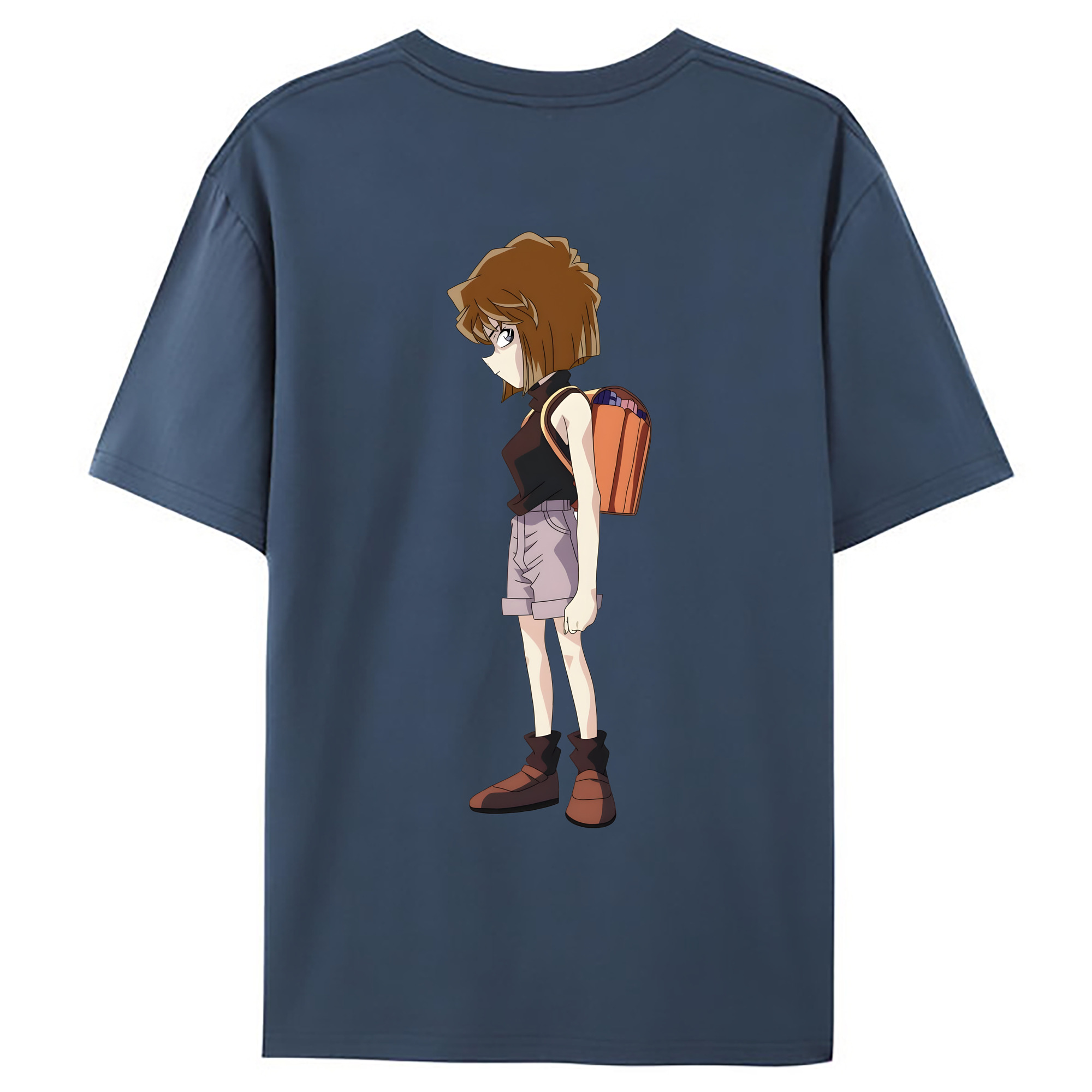 （画像用） 名探偵コナン 灰原 哀 はいばら あい Detective Conan Anita Hailey、Vi Graythorn Haibara Ai レディース半袖Tシャツ(バックプリント)