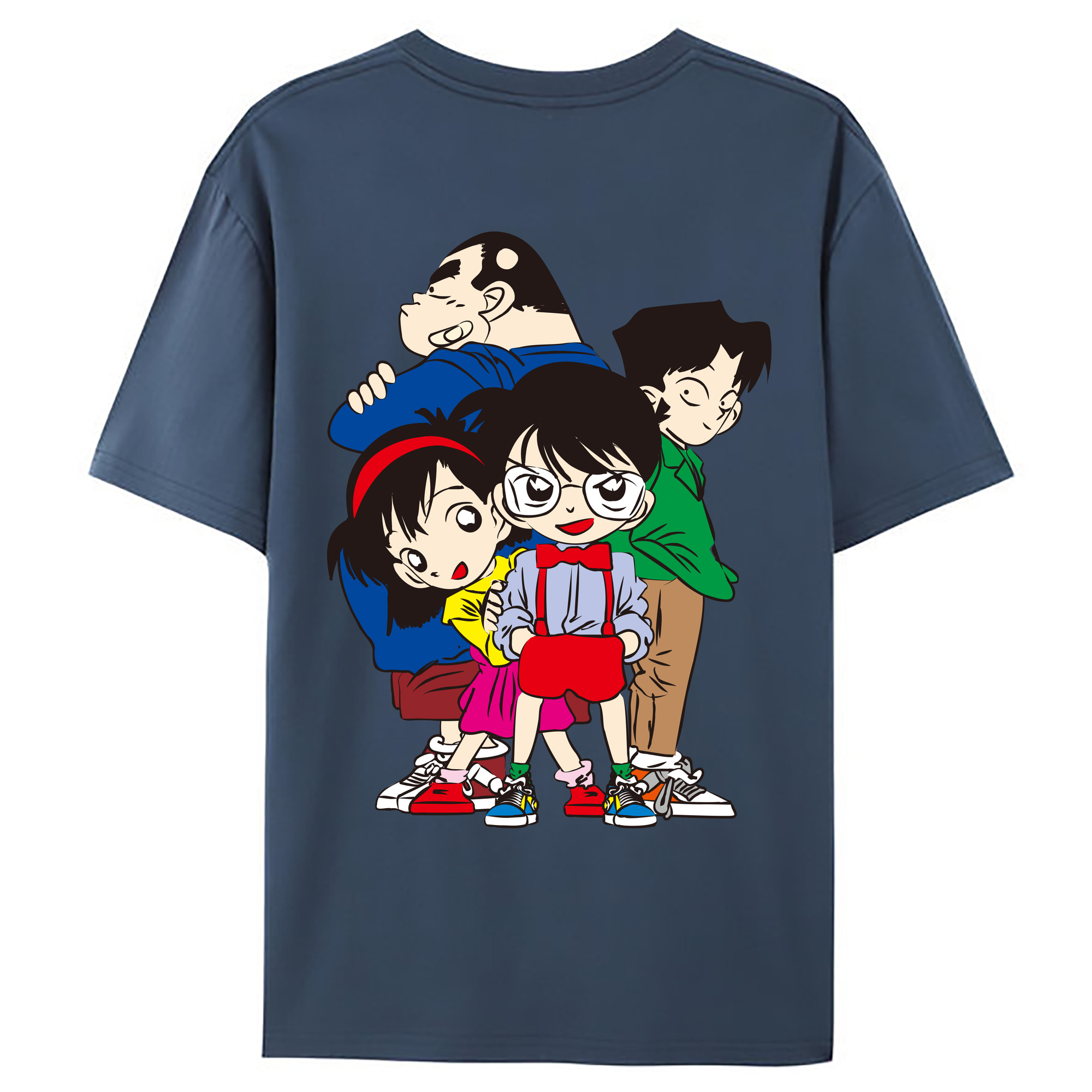 （画像用） 名探偵コナン Detective Conan レディース半袖Tシャツ(バックプリント)