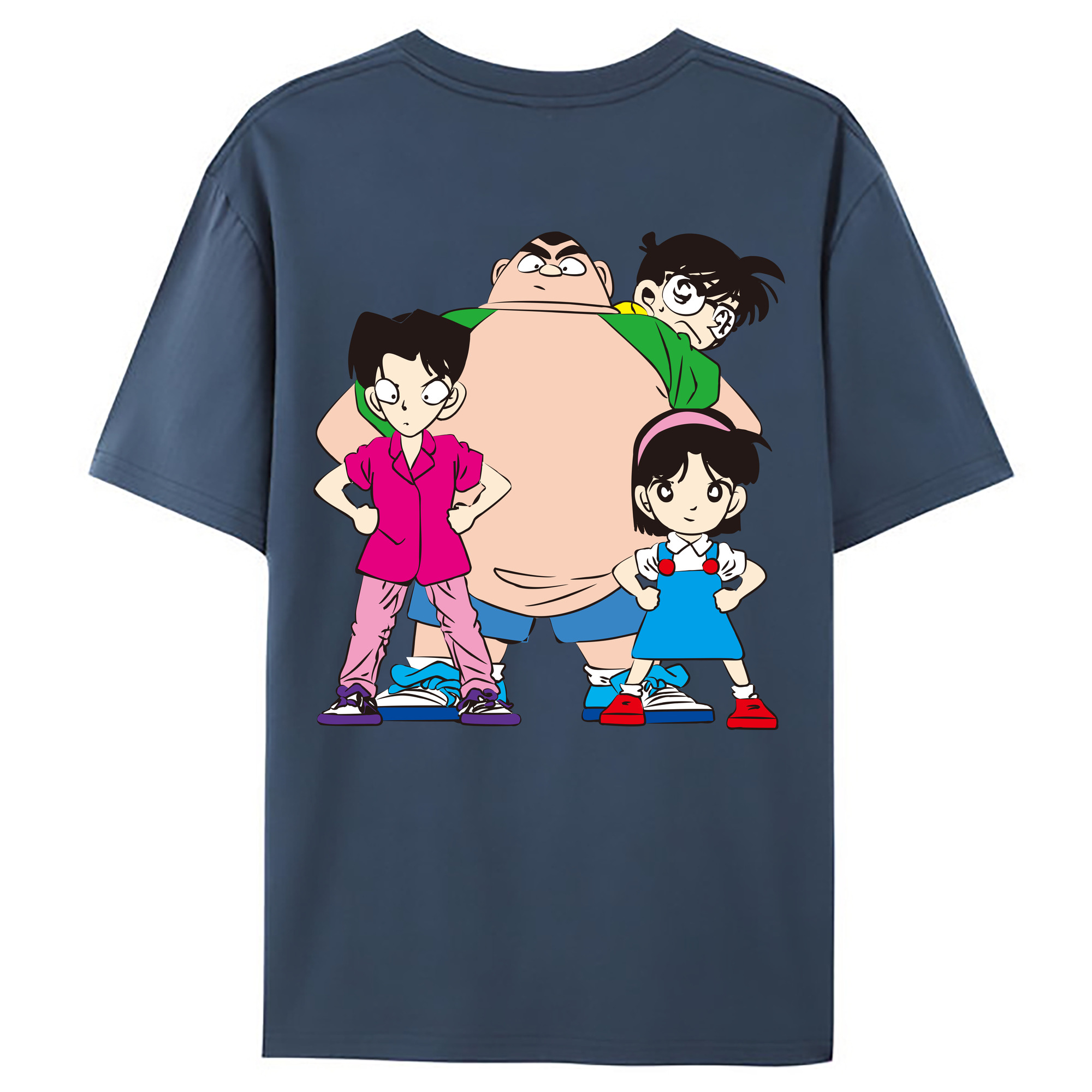 （画像用） 名探偵コナン Detective Conan レディース半袖Tシャツ(バックプリント)
