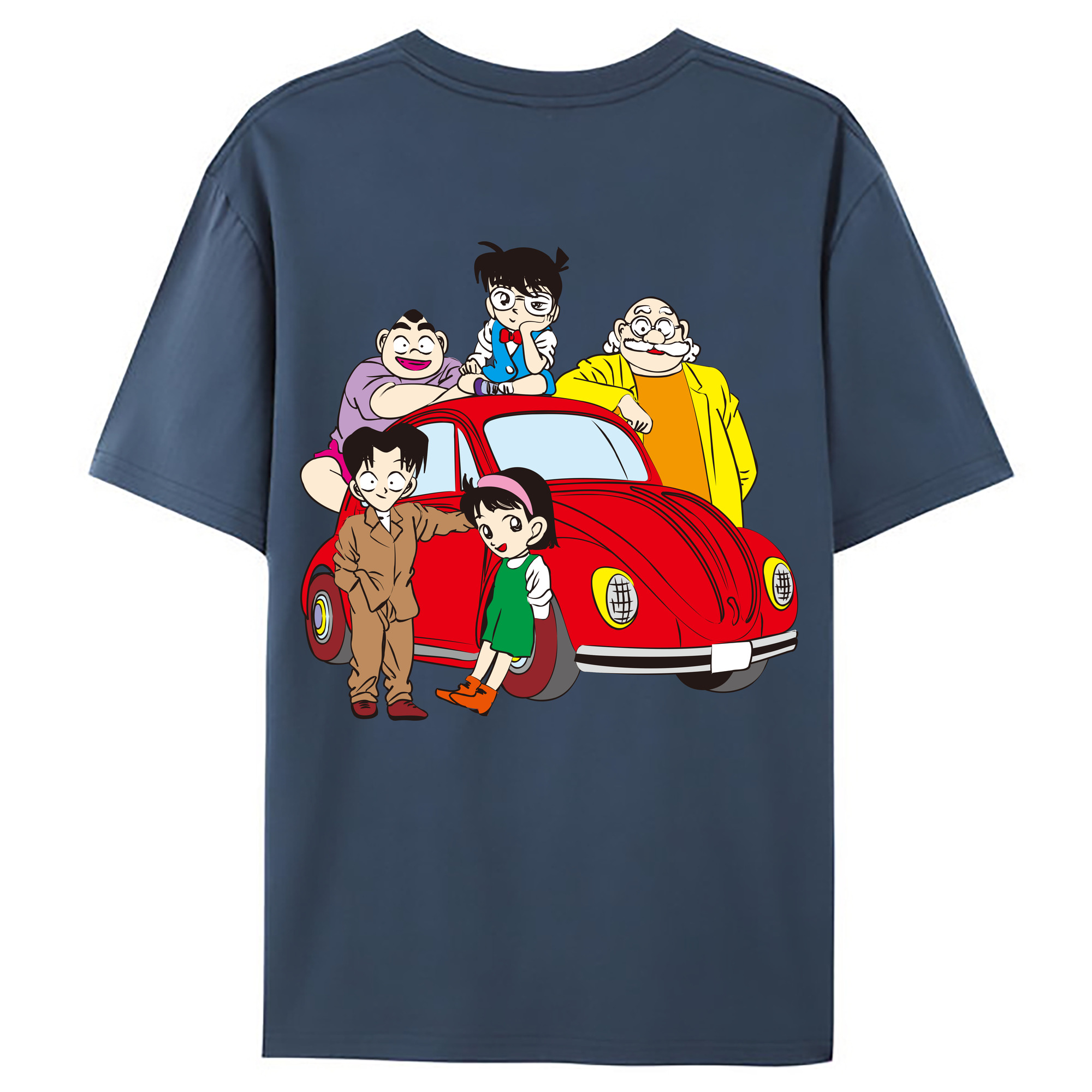 （画像用） 名探偵コナン Detective Conan レディース半袖Tシャツ(バックプリント)