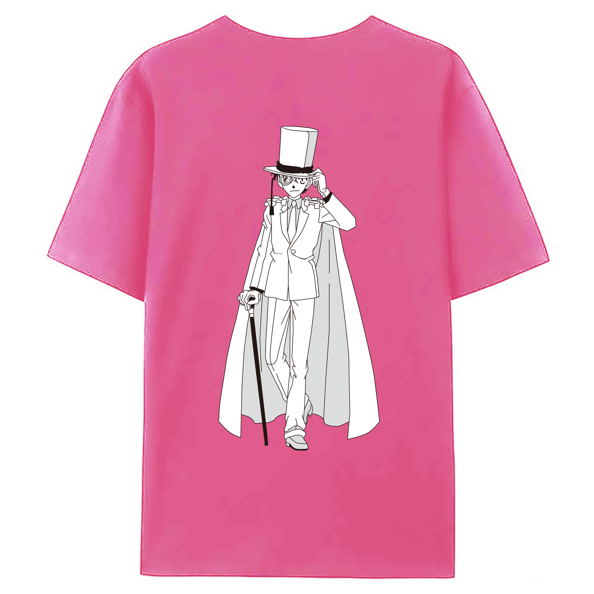 （画像用） 名探偵コナン くろば かいと Detective Conan Kuroba Kaito レディース半袖Tシャツ(バックプリント)