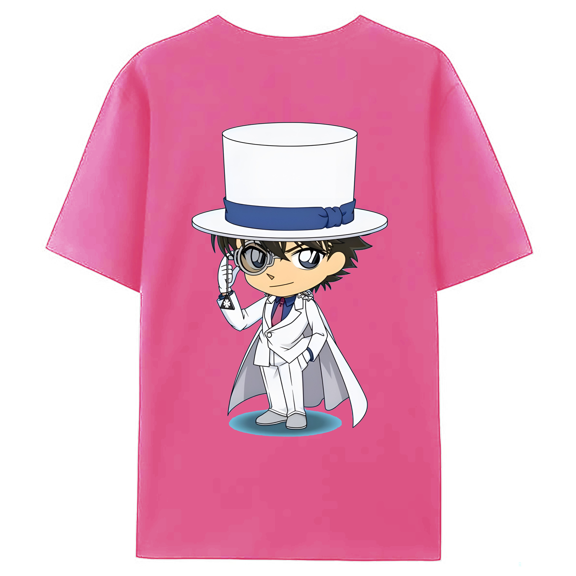 （画像用） 名探偵コナン くろば かいと Detective Conan Kuroba Kaito レディース半袖Tシャツ(バックプリント)